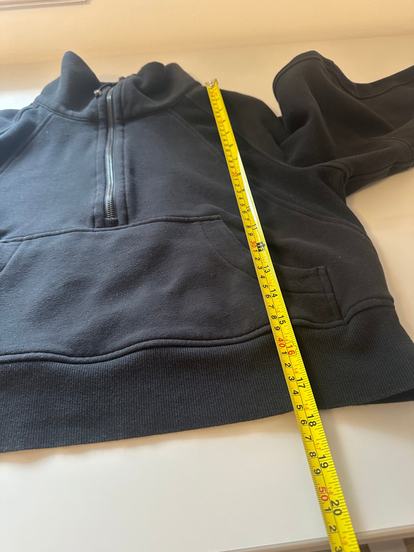 Lululemon Athletica - Scuba Oversized Funnel-Neck Half Zip in Black | Size XS/S