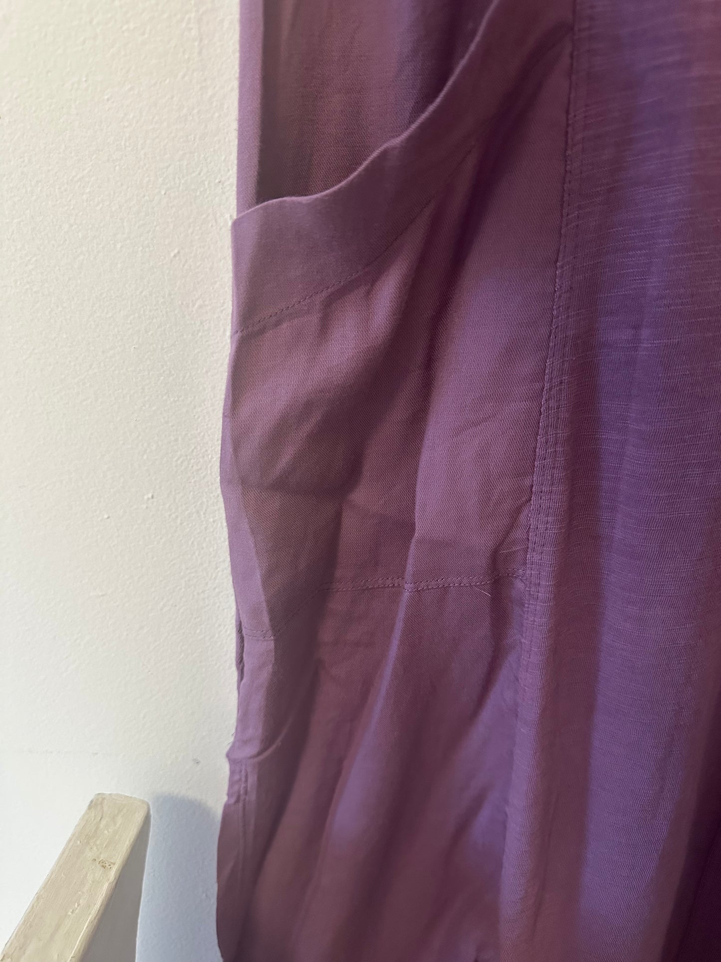 Daily Practice by Anthropologie Relaxed Midi Dress in Violet - Size Small