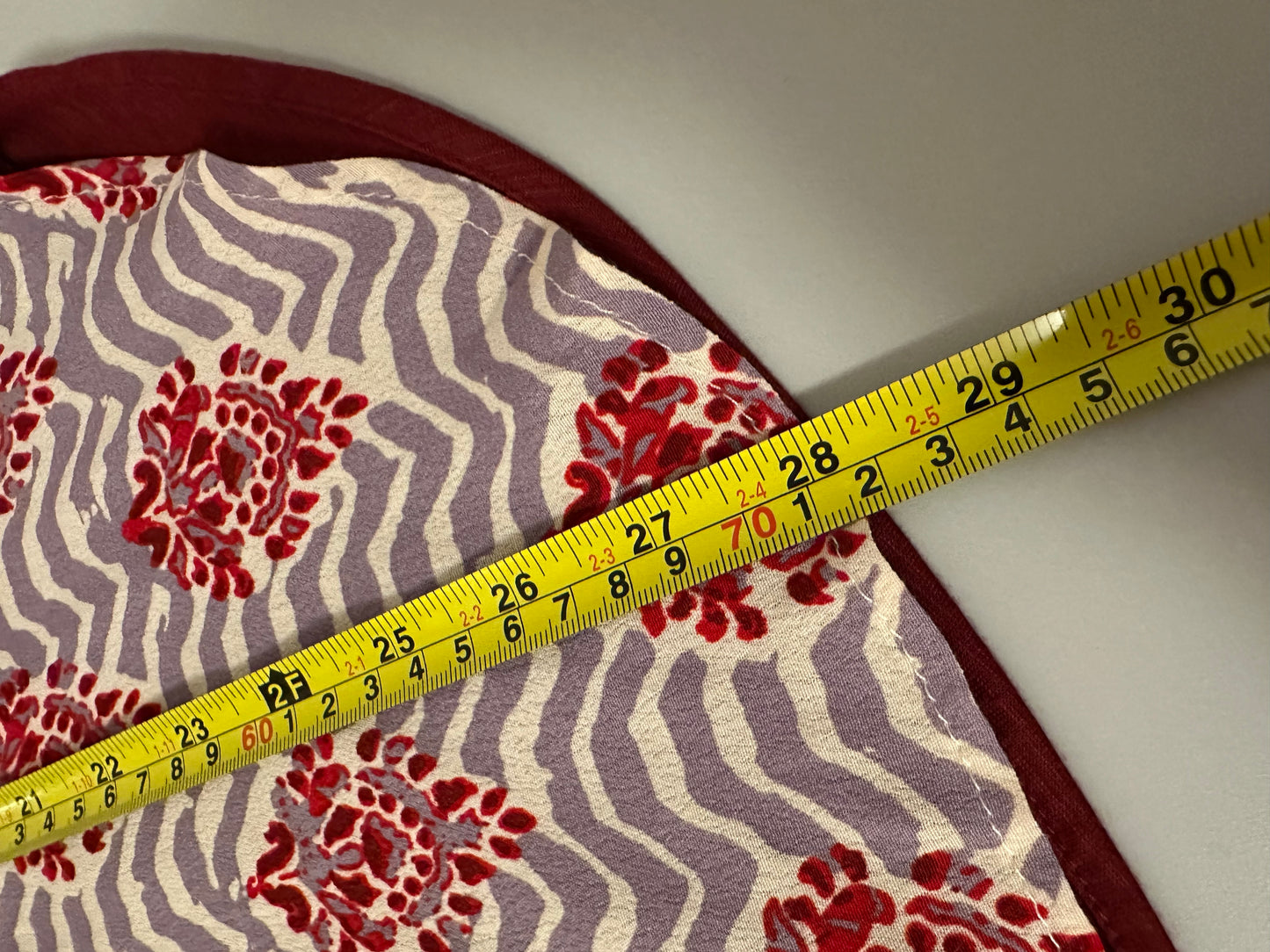 Porridge Anthropologie Patterned Mixed Media Button Down Shirt | Size Large