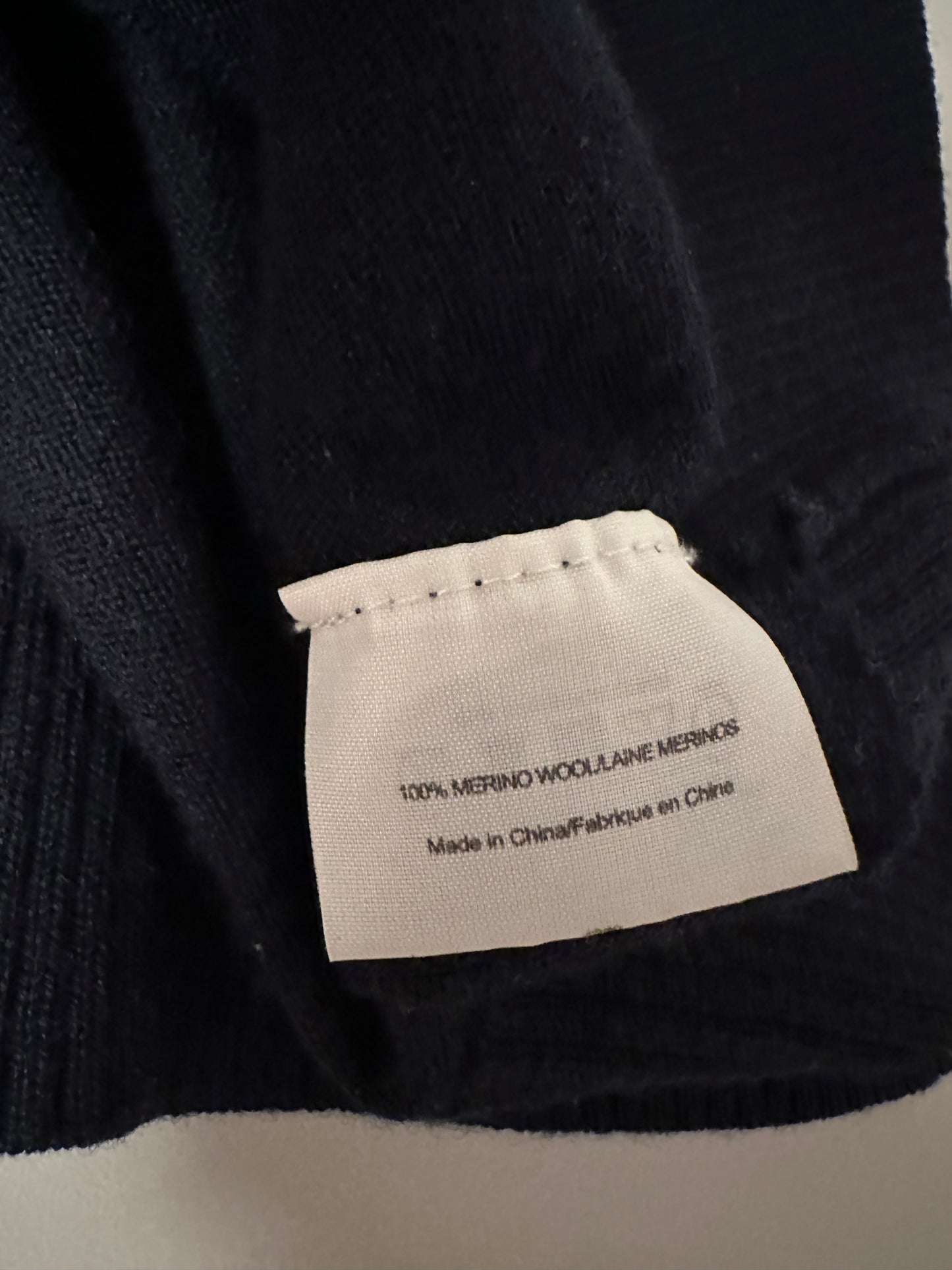 Tory Burch Women's Simone Black Cardigan with Gold Logo Buttons | Size Large