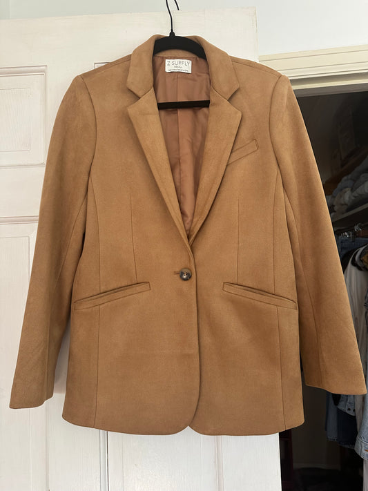 Z Supply Sandelle Faux Suede Blazer