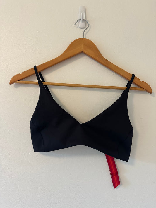 NWT Left on Friday Sunday Bikini Top in Black - Size Medium