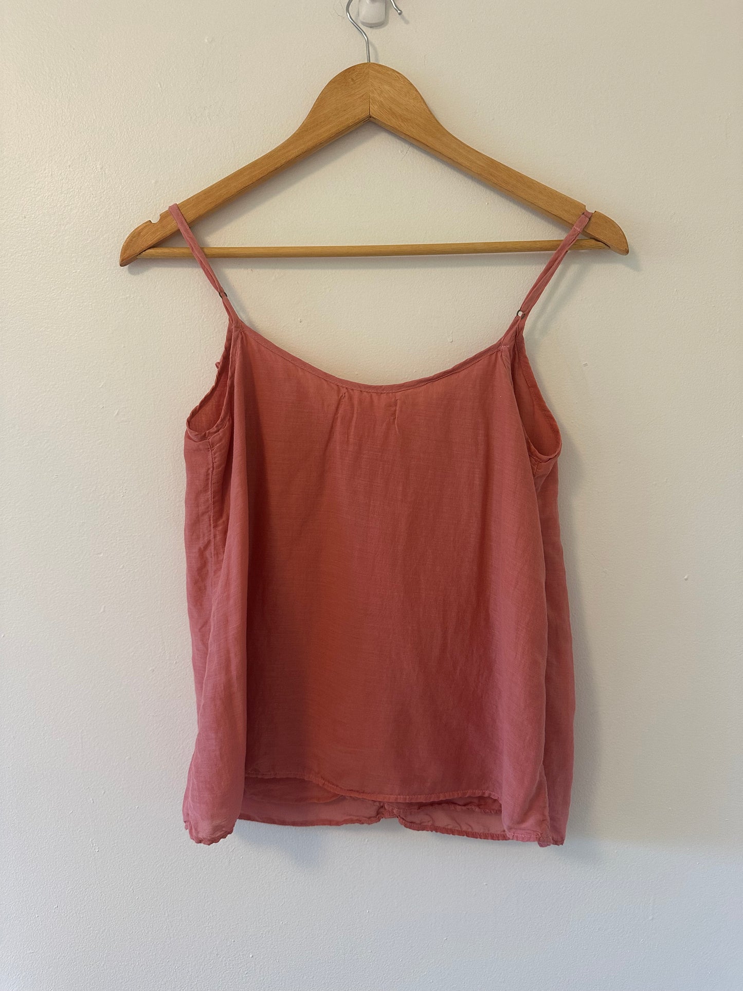 Velvet by Graham & Spencer Rose Camisole with Ruffle Detail - Size Small