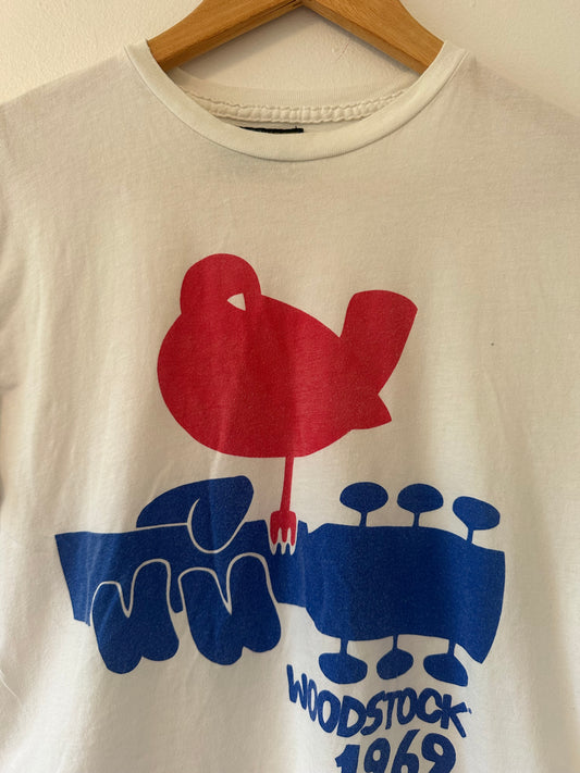 Retro Brand Woodstock 1969 Black Label Tee - Size Small