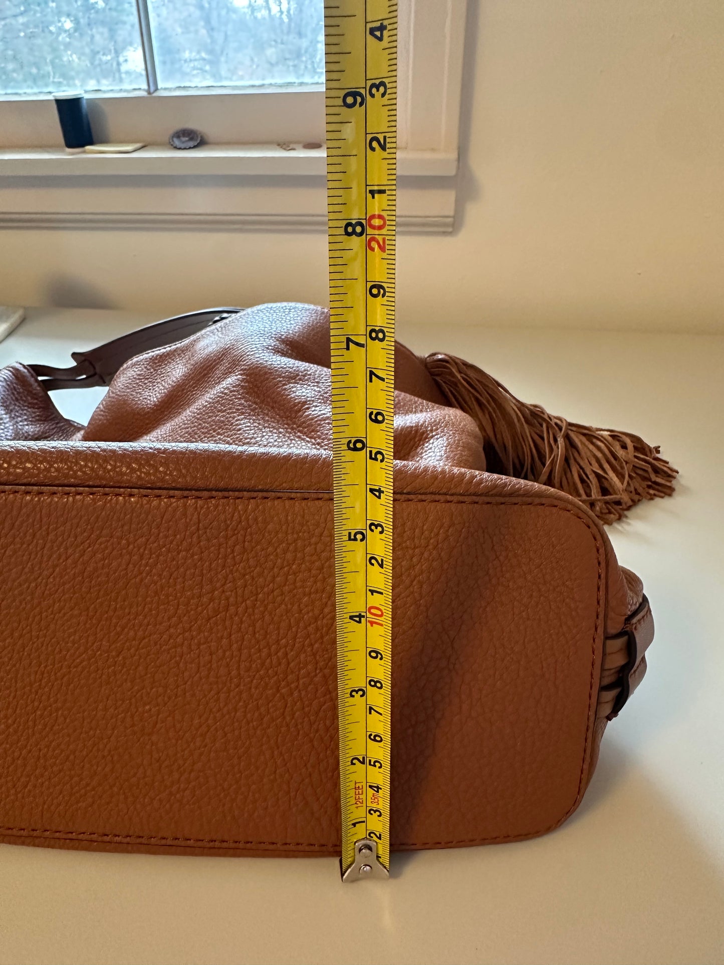 Rebecca Minkoff Isobel Hobo Bag in Almond Brown Leather