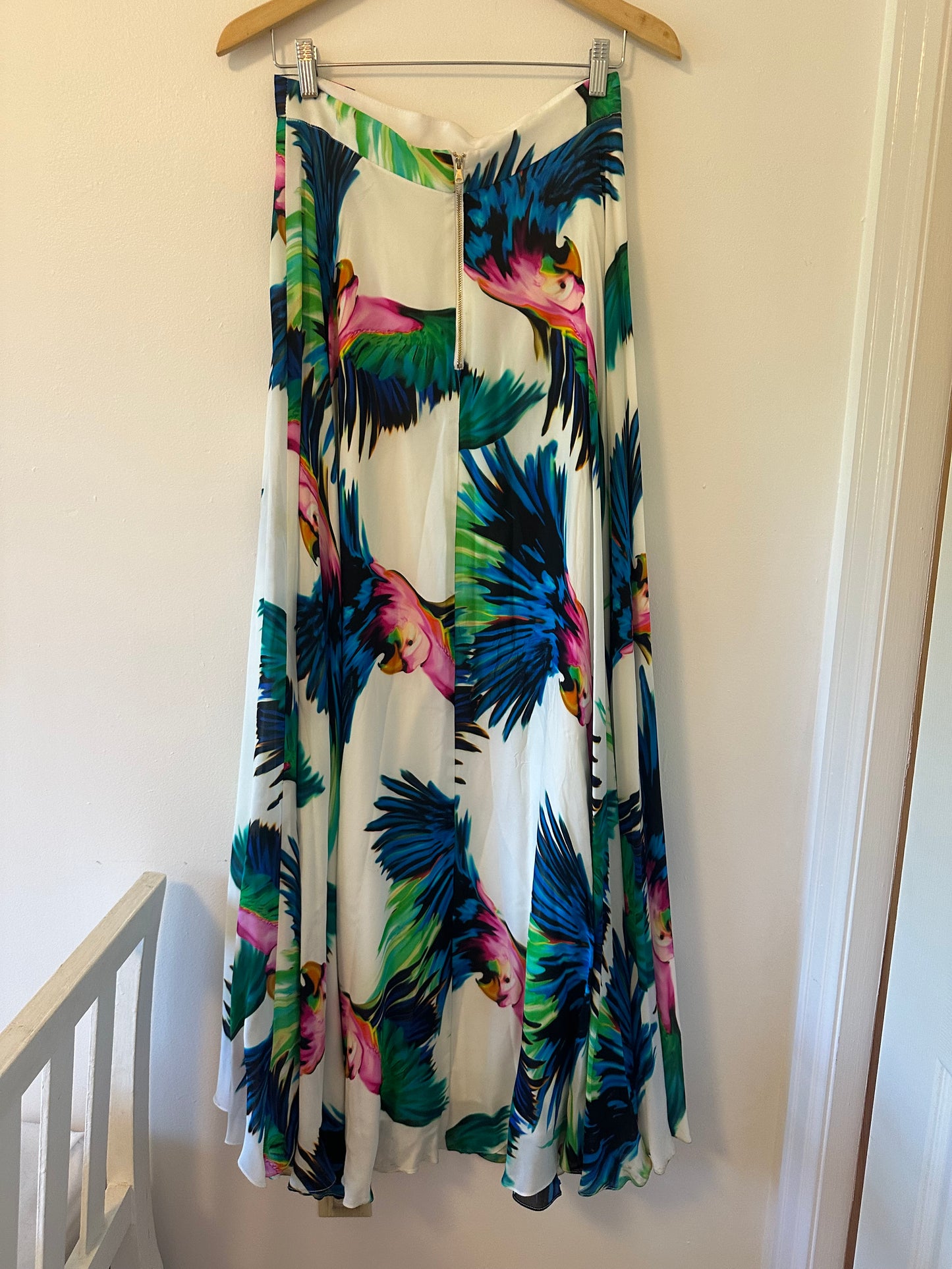 Milly Tropical Print Maxi Skirt Size 8