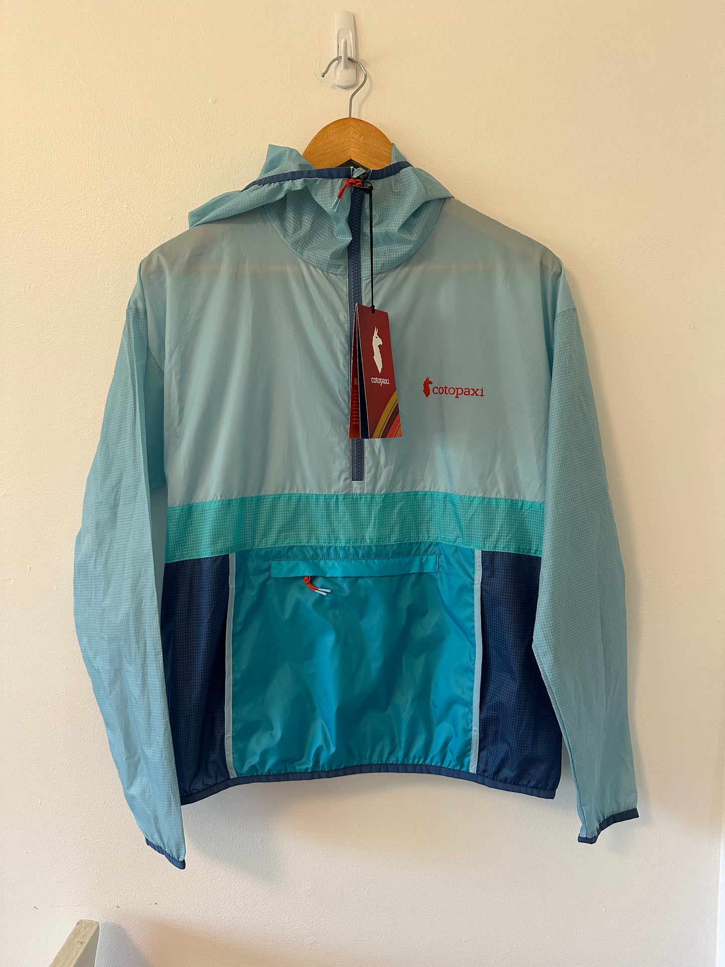NWT Cotopaxi Teca Half-Zip Windbreaker Women's in Blue - Size Small