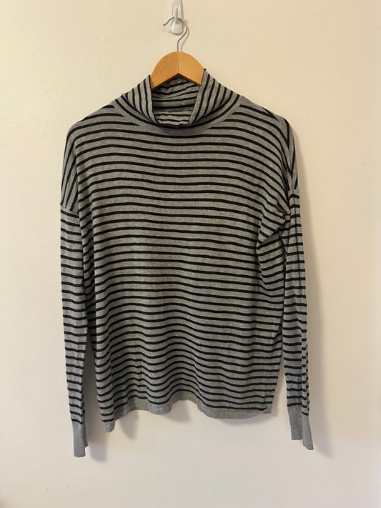 Workshop Republic Clothing Striped Turtleneck - Size Small