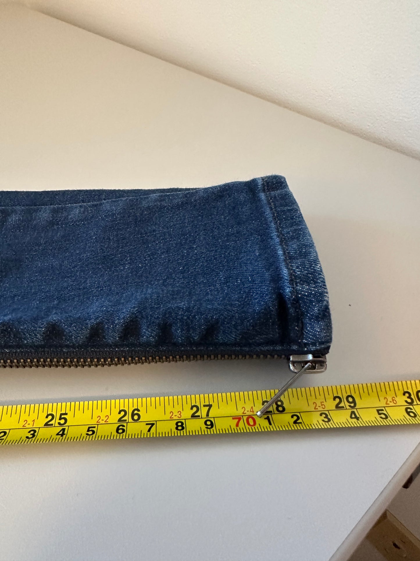 BLK DNM Women’s Stretch Skinny Jeans With Zipper Ankles | Size 28