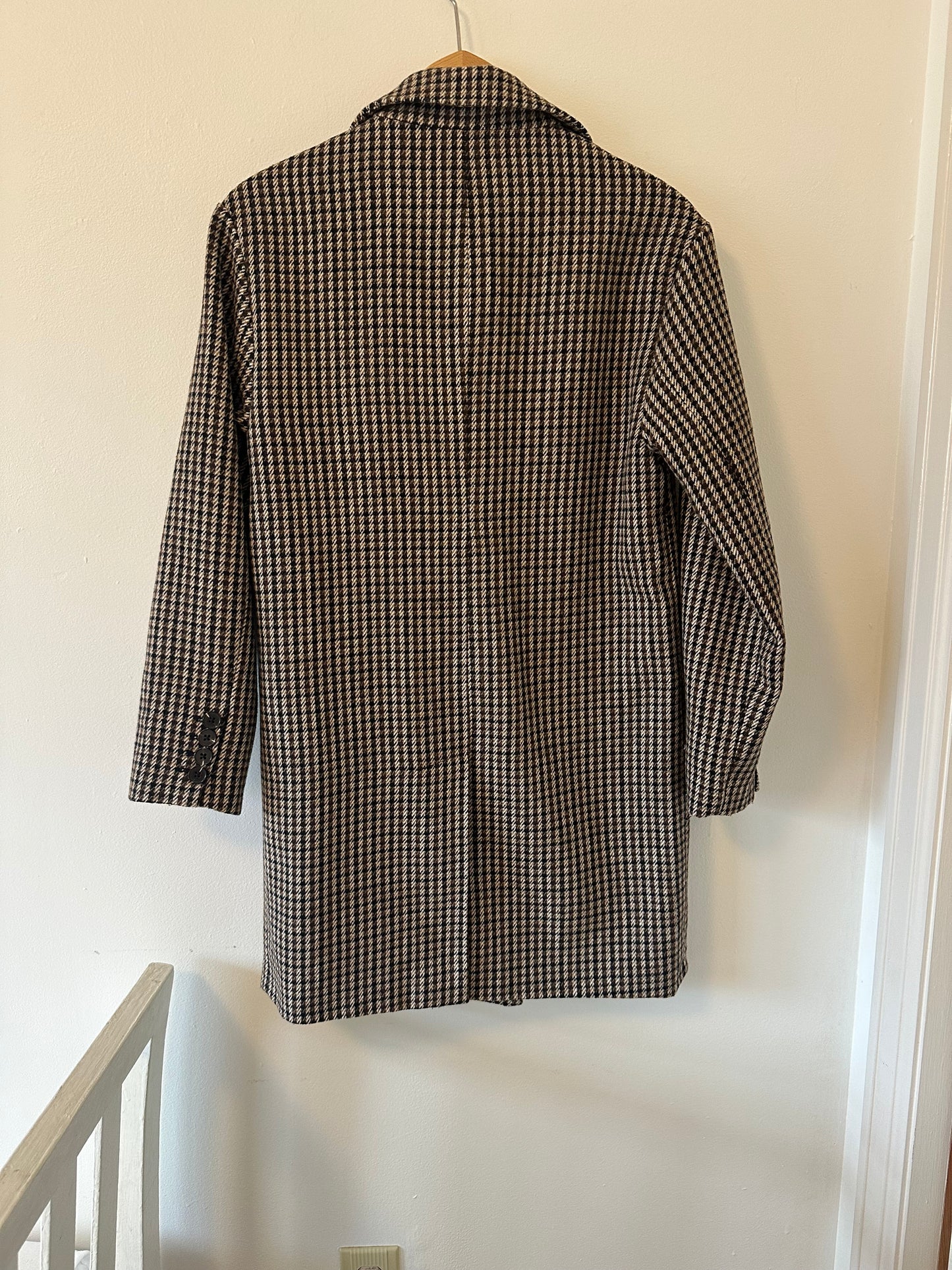 Evereve Betty Houndstooth Blazer Jacket Size XS