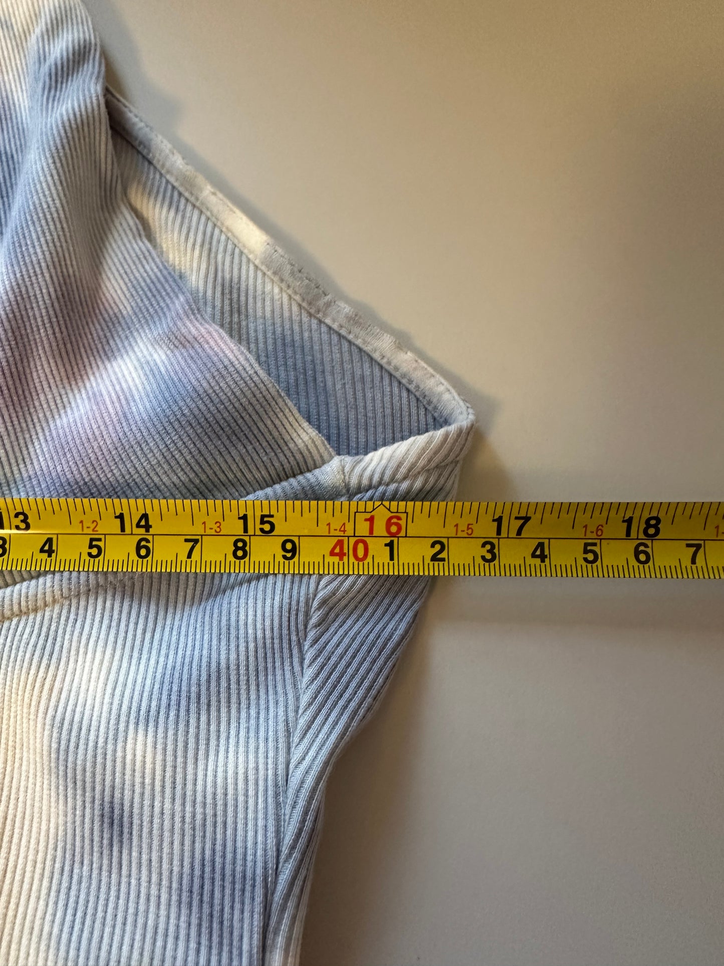 Young Fabulous & Broke Blue Crisscross Back Tie Dye Dress | Size Medium