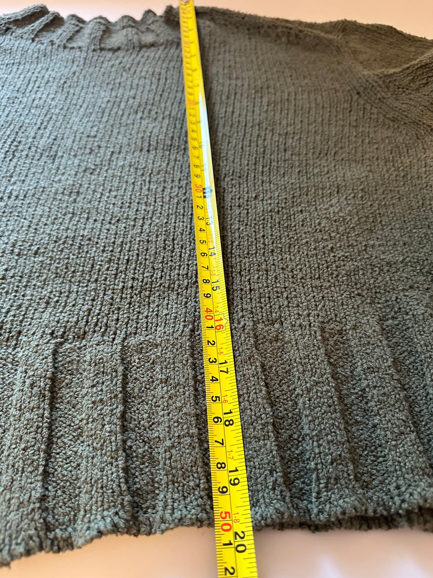 J. Crew Cotton Blend Forest Green Crew Neck Sweater | Size Small