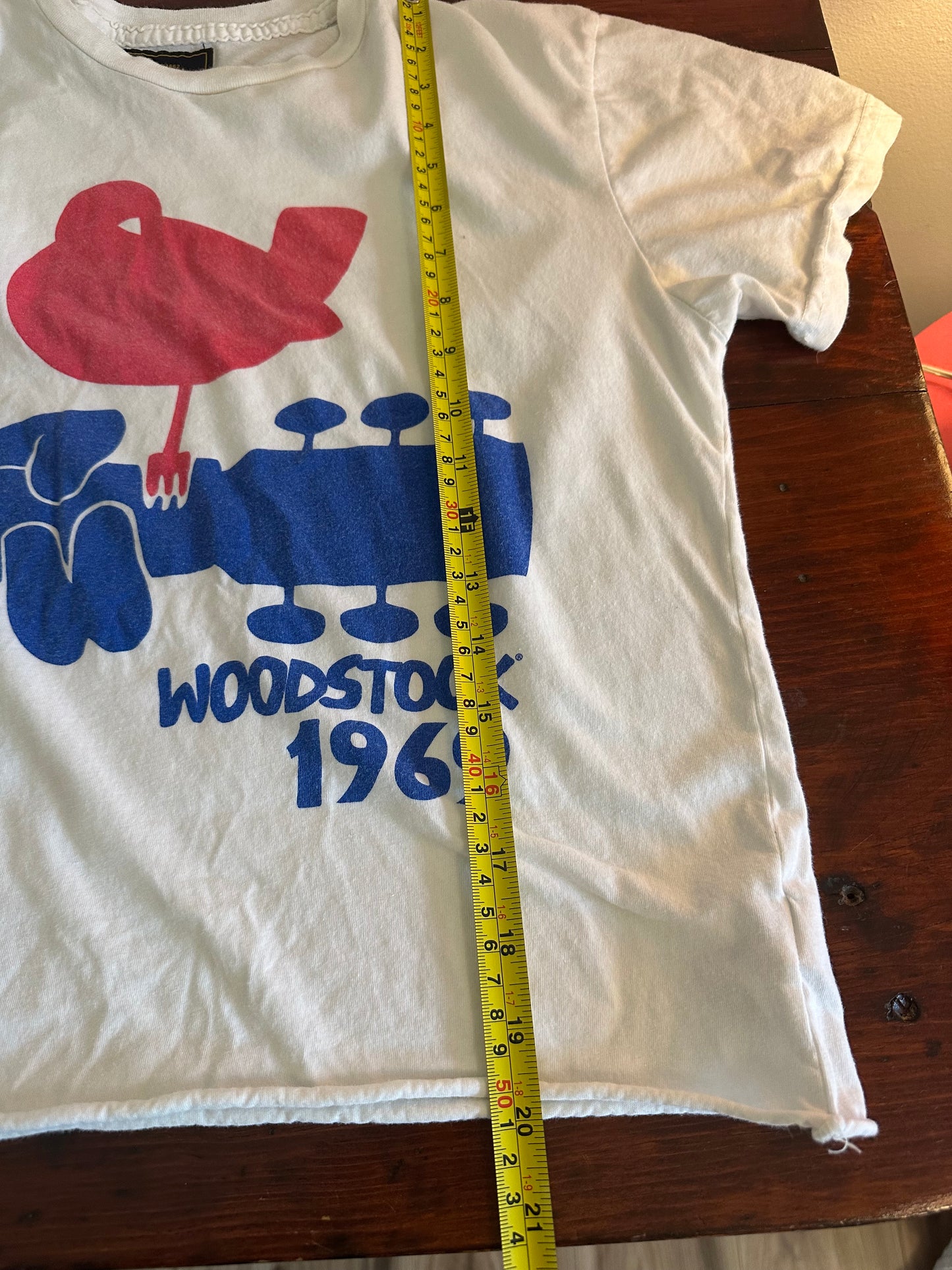 Retro Brand Woodstock 1969 Black Label Tee - Size Small