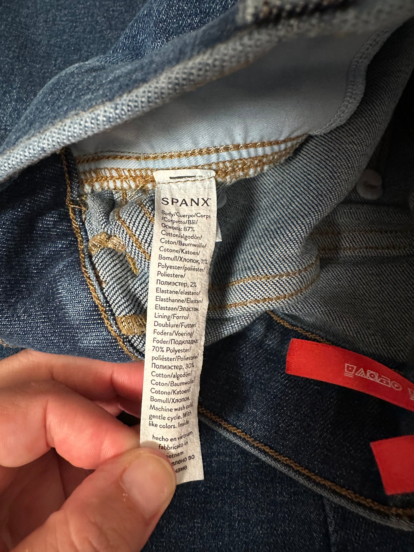 Spanx SPANXshape™ Original EveryWear Flare Jeans with Patch Pockets | Size Medium