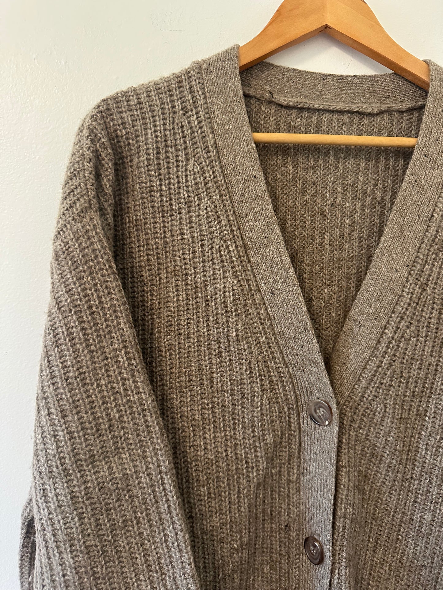 Jenni Kayne Taupe Knit Cocoon Cardigan