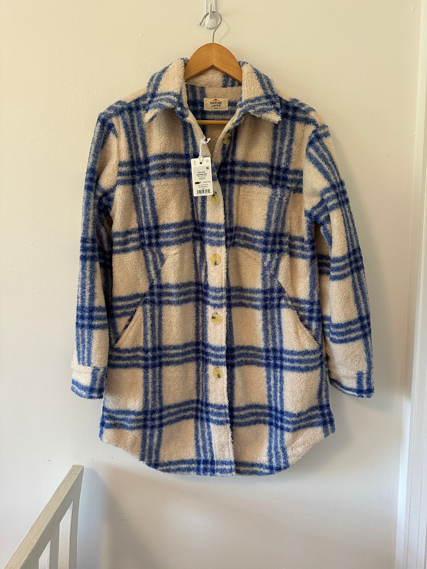 NWT Marine Layer Bailey Shirt Jacket - Size Small