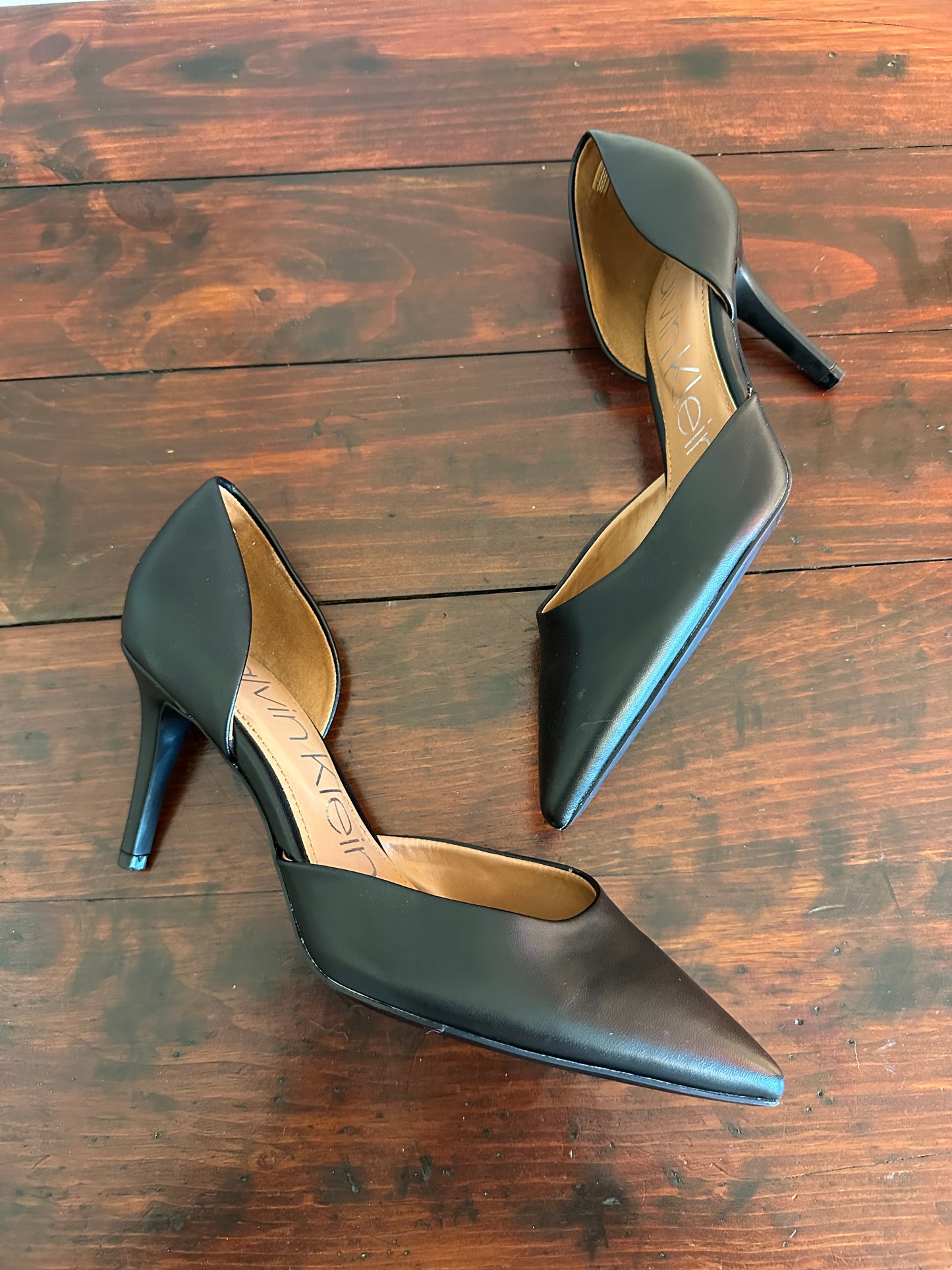 Calvin Klein Women's Gloria D'Orsay Pump in Black - Size 9