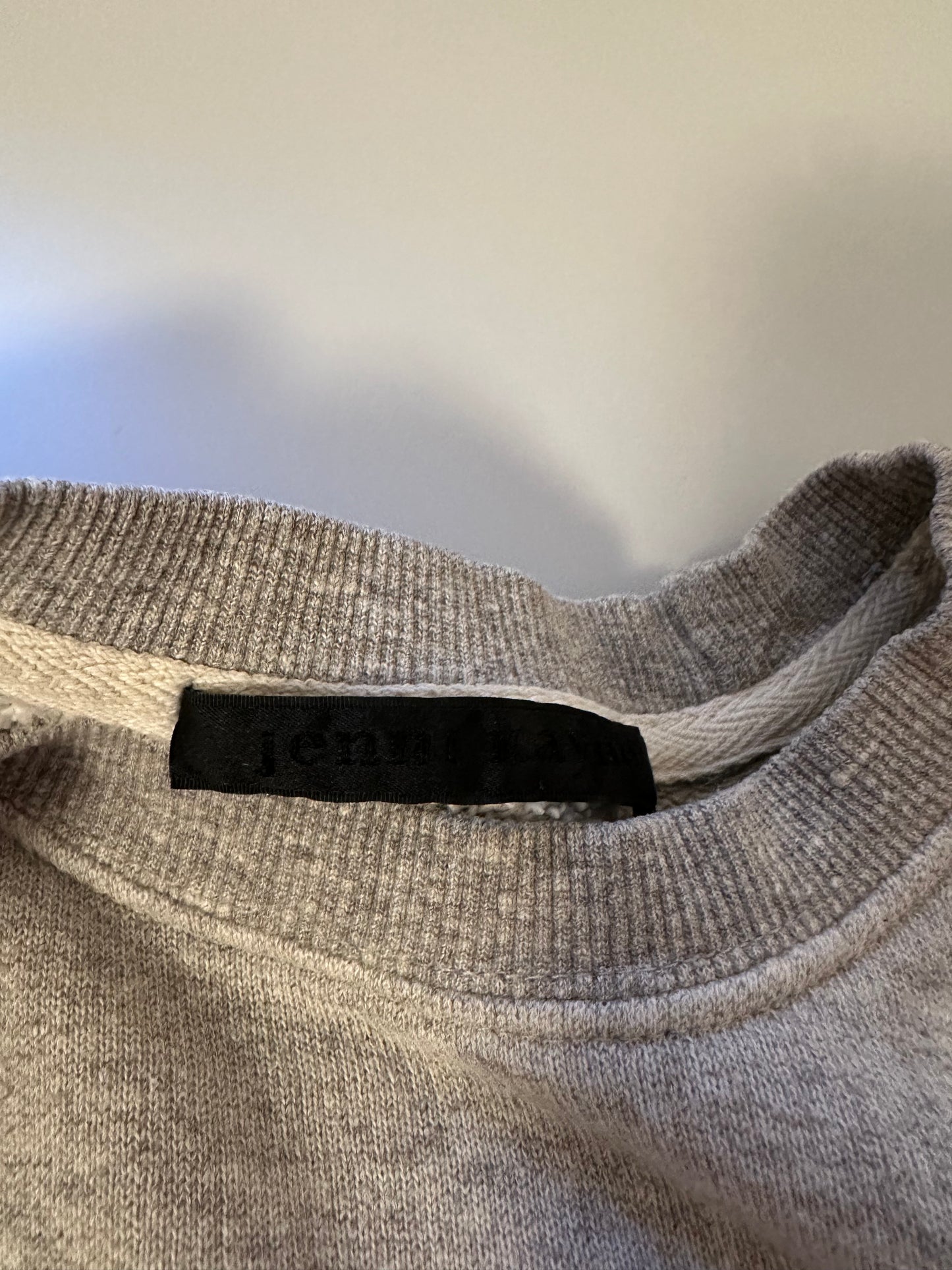 Jenni Kayne Saturday Sweatshirt in Gray | Size XS