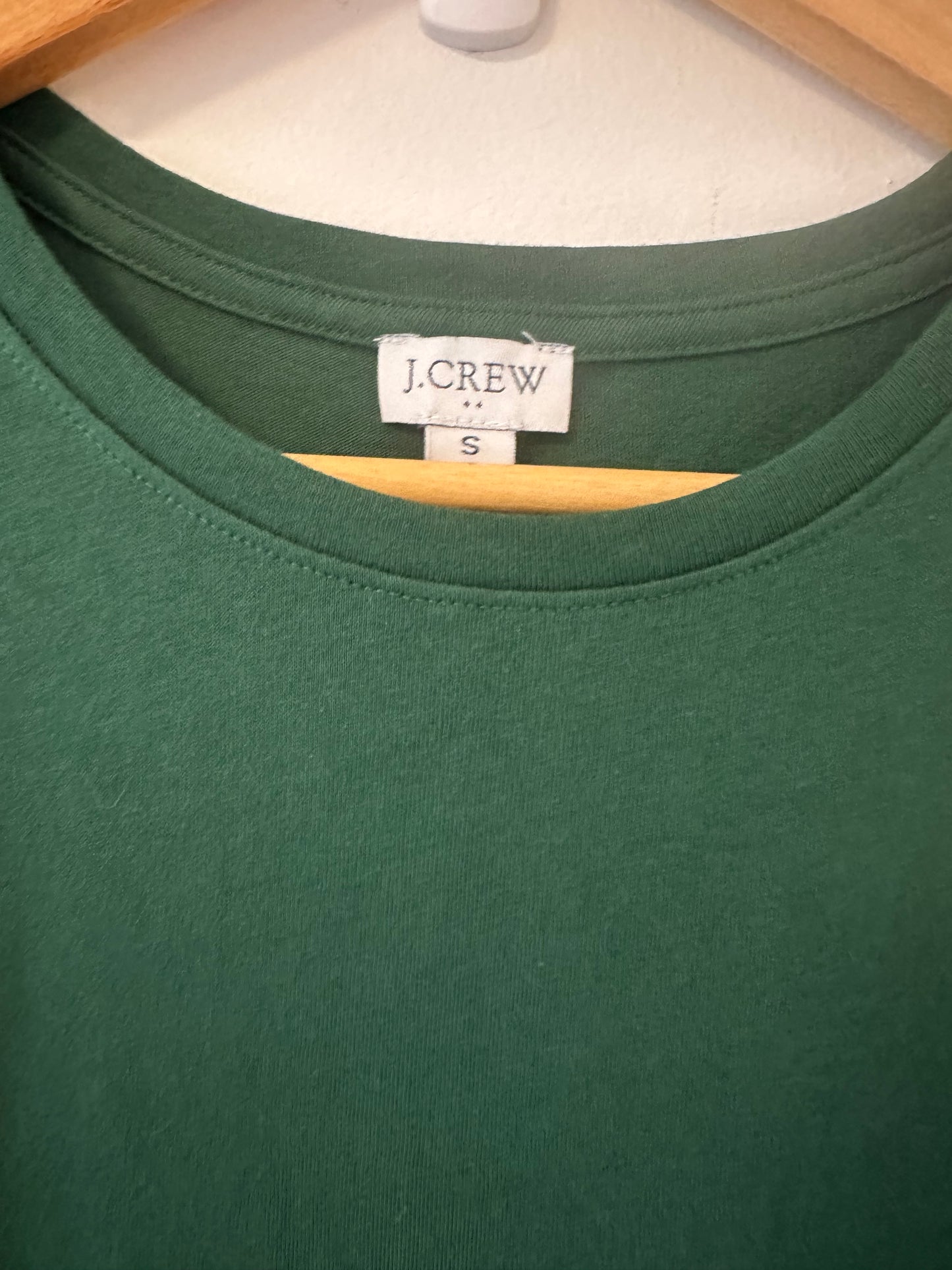 J. Crew Knit Midi Dress in Dark Green - Size Small