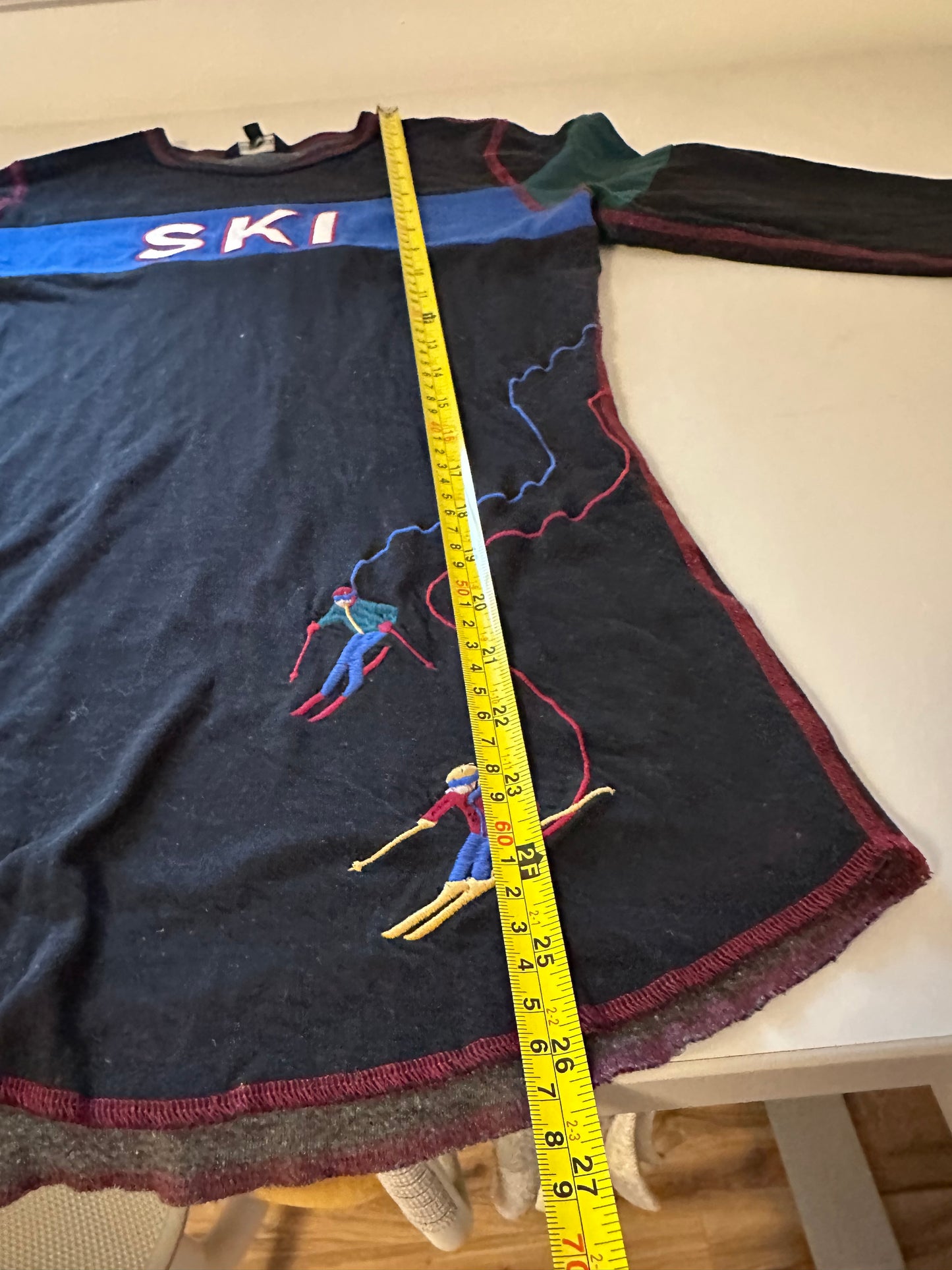 Alp N Rock “Retro Apres Crew” Long Sleeve Embroidered Shirt | Size Medium