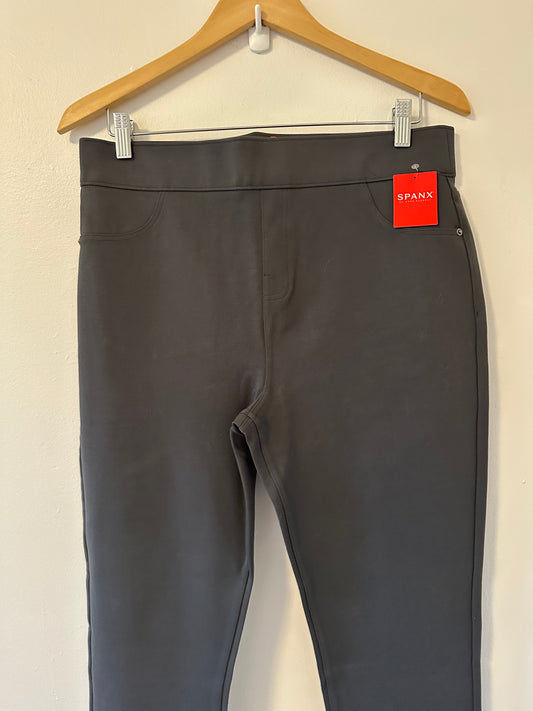 NWT SPANX Jean-ish Charcoal Gray Ankle Legging Jeans | Size XL