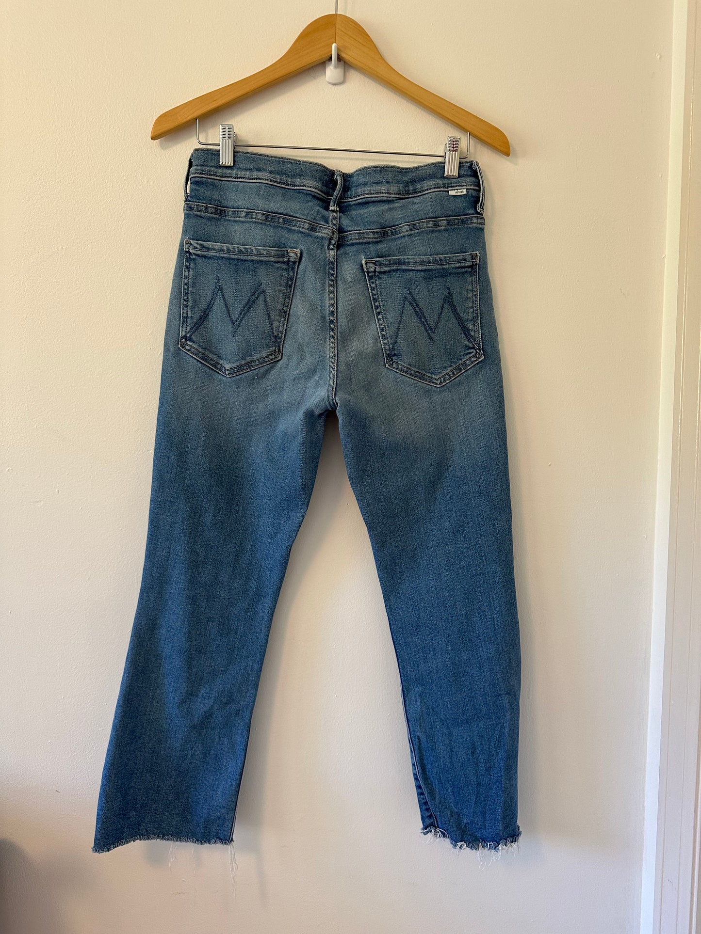 MOTHER The Insider Crop Step Jeans in Different Strokes | Size 30