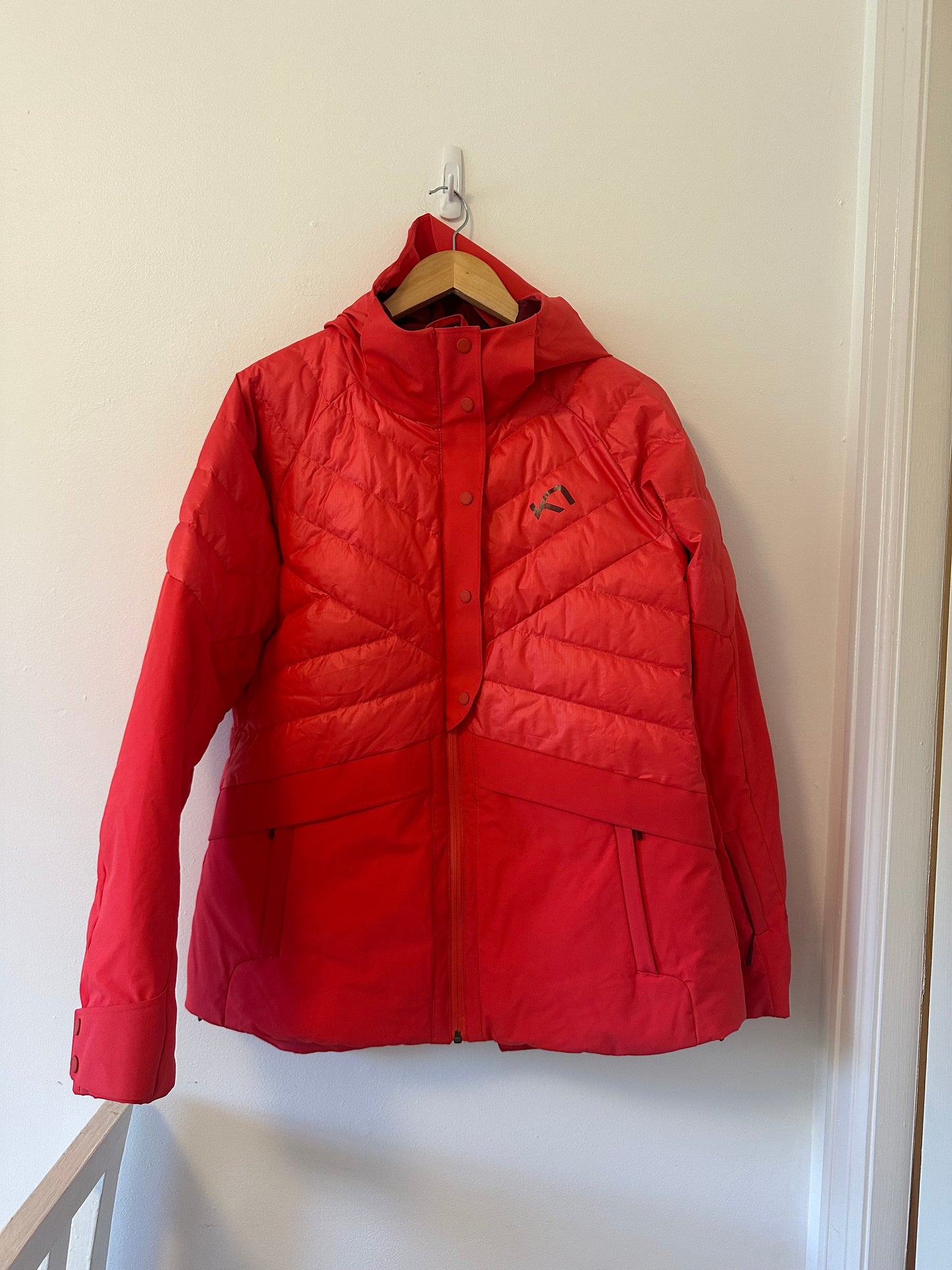 Kari Traa Women's Ragnhild Down Jacket in Red - Size Large