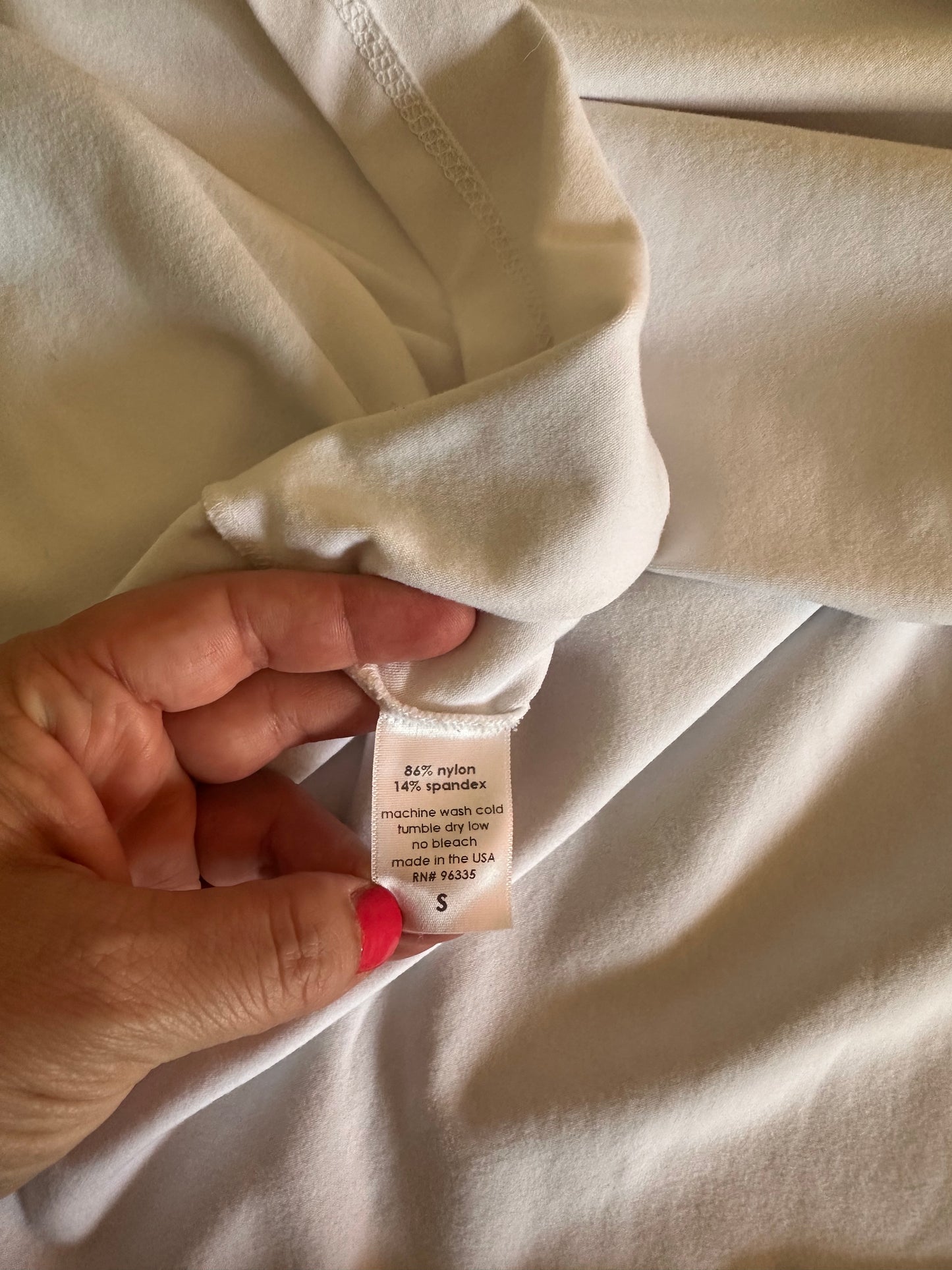 Susana Monaco Double Layer White Aliona Tank Top Size Small