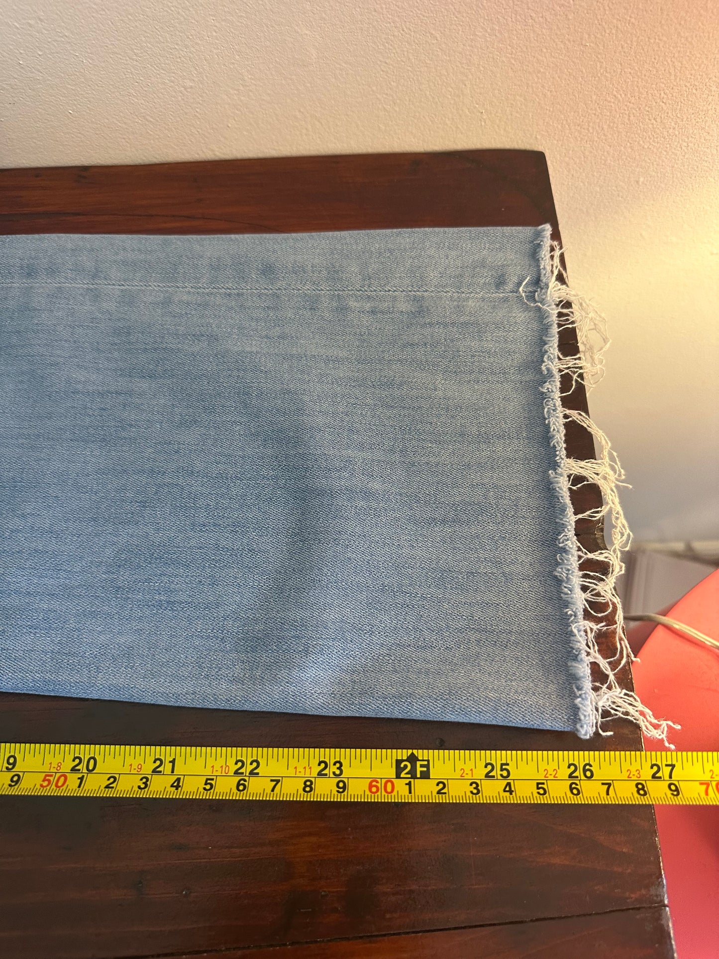 MOTHER The Tripper Ankle Fray Blue Flare Jeans in Island Time - Size 24