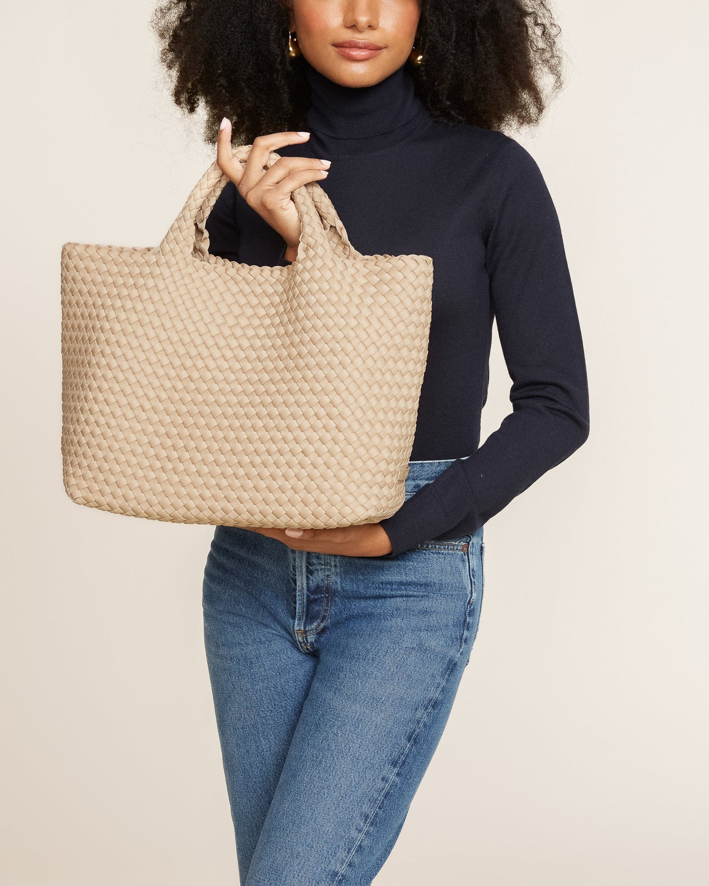 Naghedi St. Barths Medium Tote in Camel
