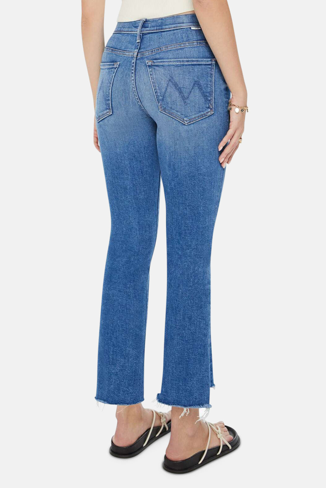 MOTHER The Insider Crop Step Jeans in Different Strokes | Size 30