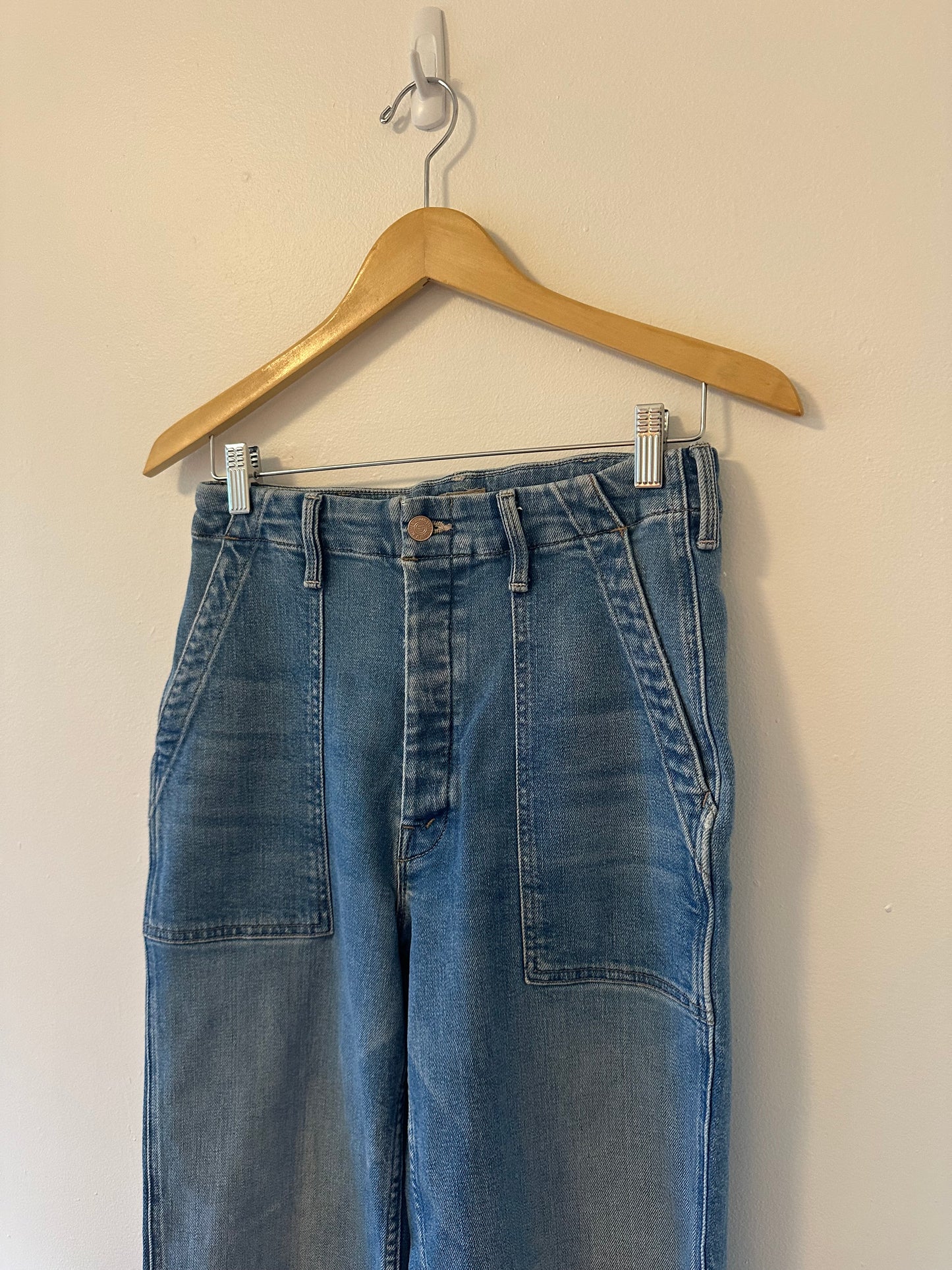 MOTHER The Patch Pocket Private Flood In Flag Me Down - Size 26