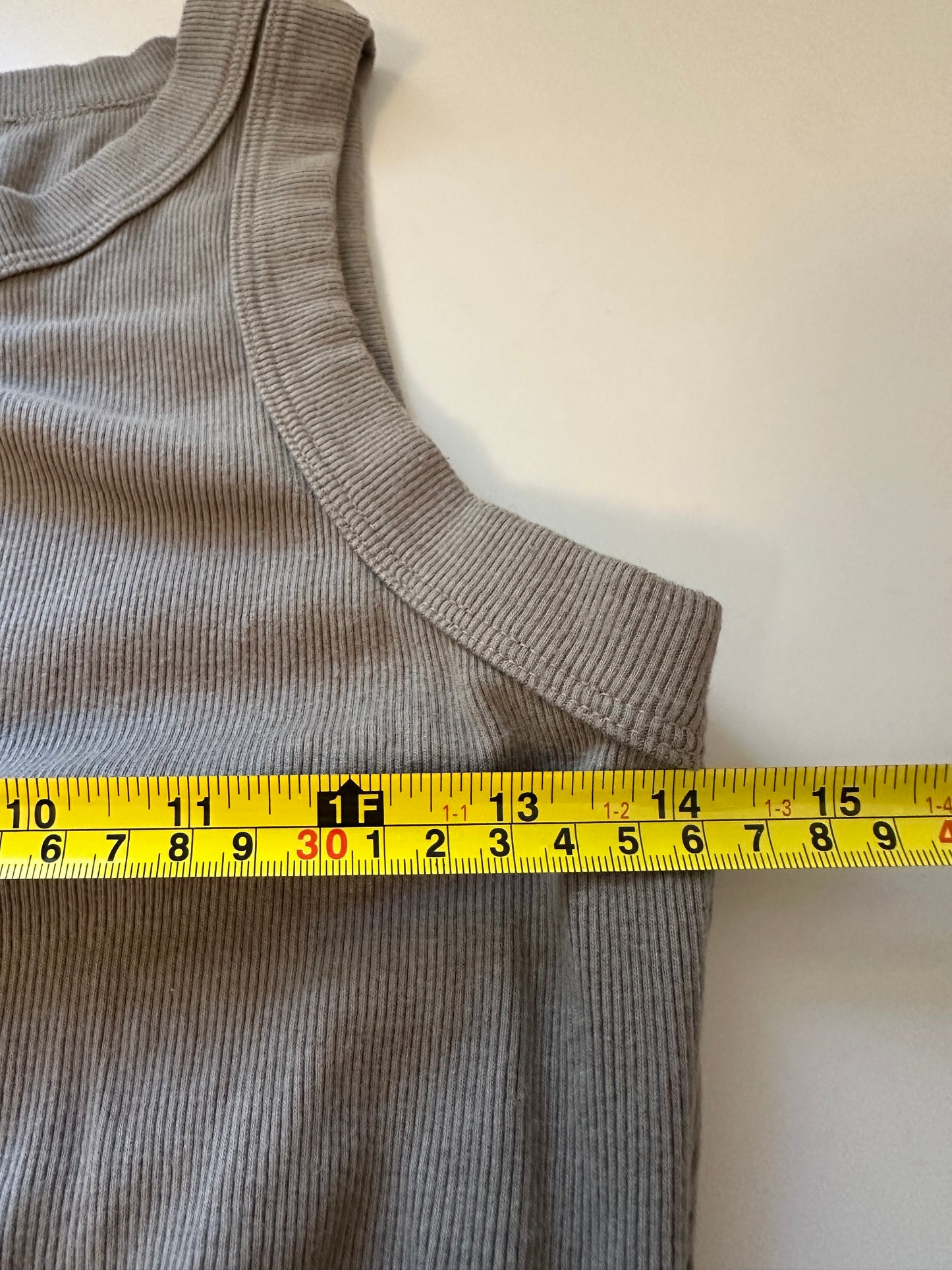 Michael Stars Wren Ribbed Midi Dress in Olive | Size Medium