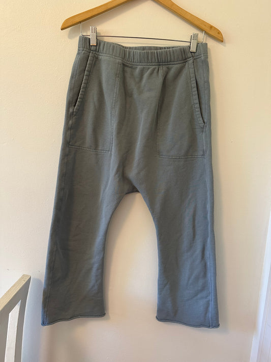 Niki Lotan Harem Leg Blue Sweatpants Size Small