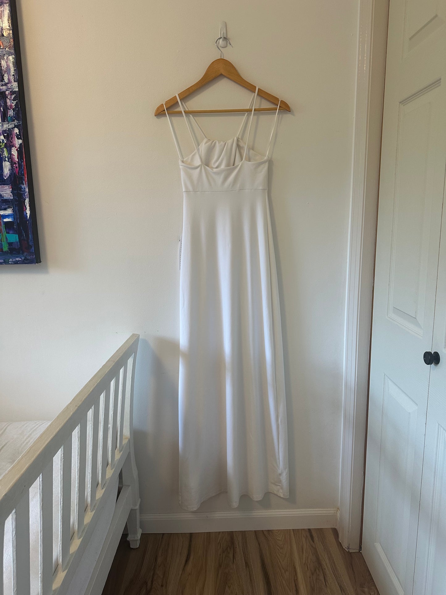 New Susana Monaco White Maxi Dress Size Small