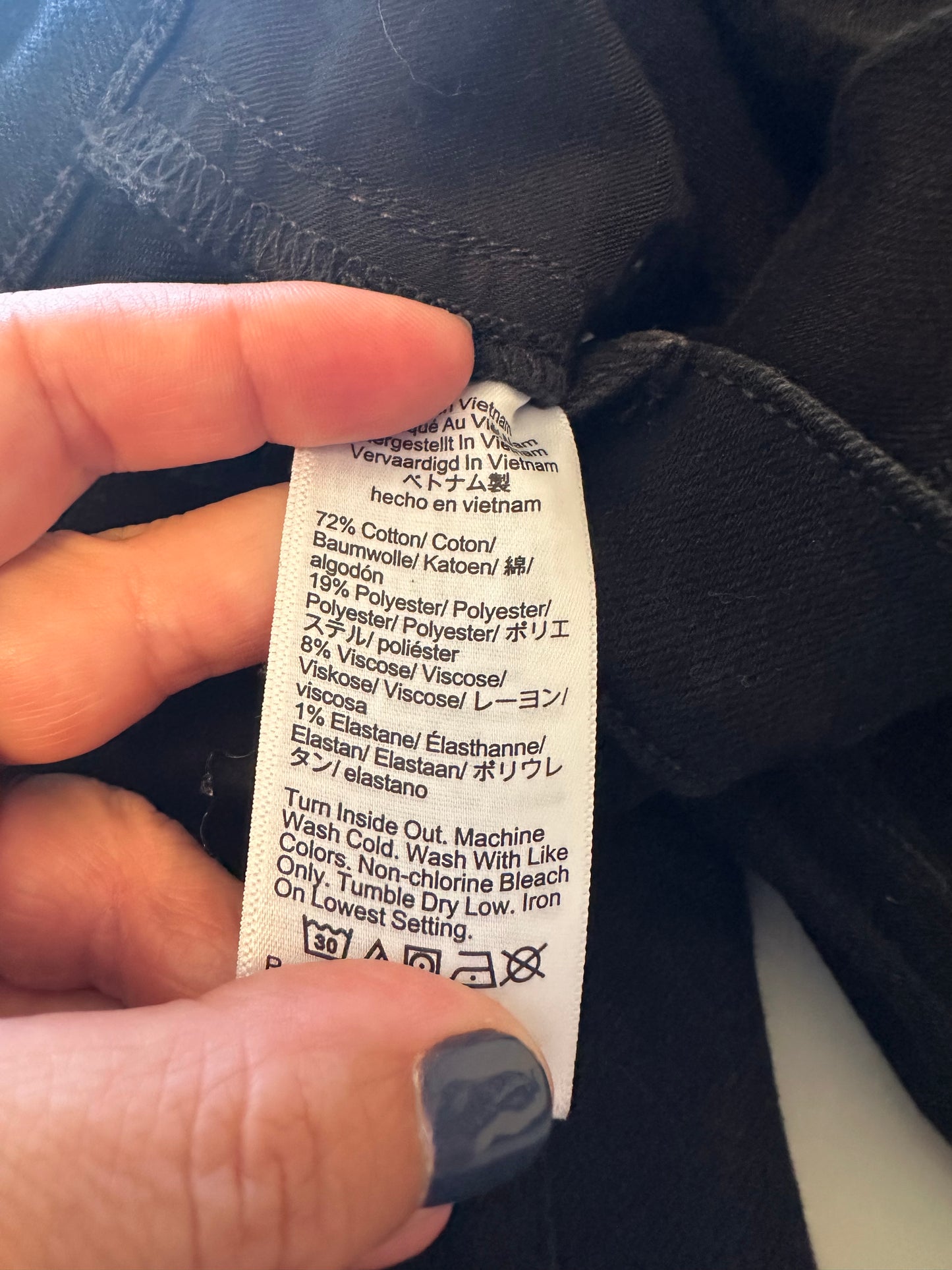 J. Crew High Rise Black Stovepipe Exposed Button Fly Jeans | Size 26