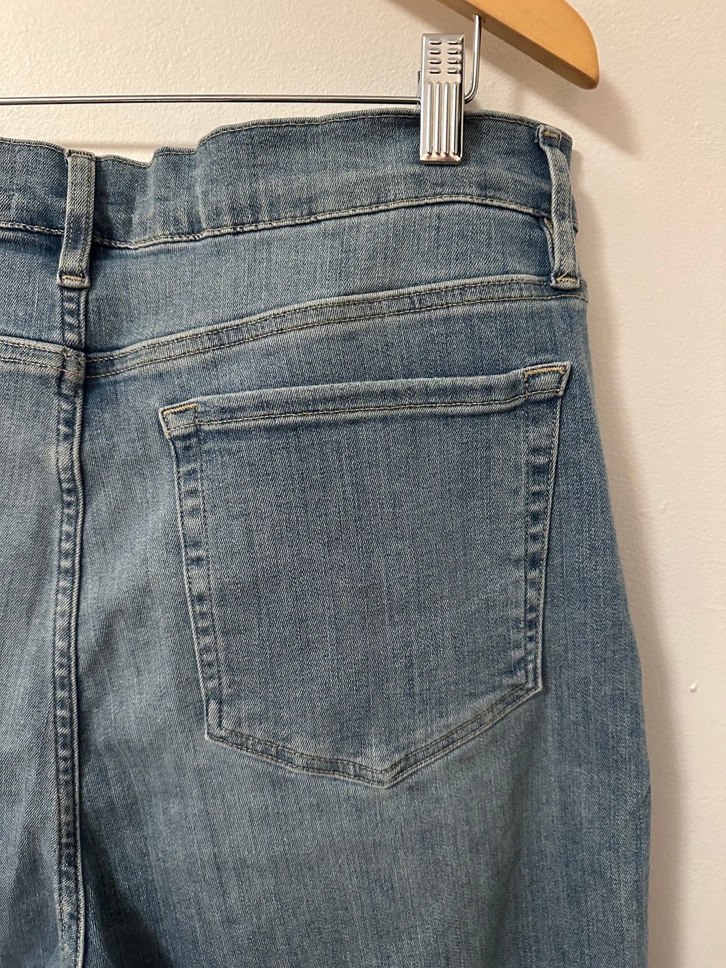 Frame Le Slim Palazzo Women's Light Blue Wide-Leg Jeans | Size 32