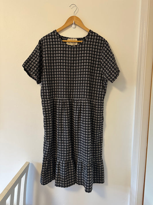 Ace & Jig Geometric Ruffle Dress - Size XL