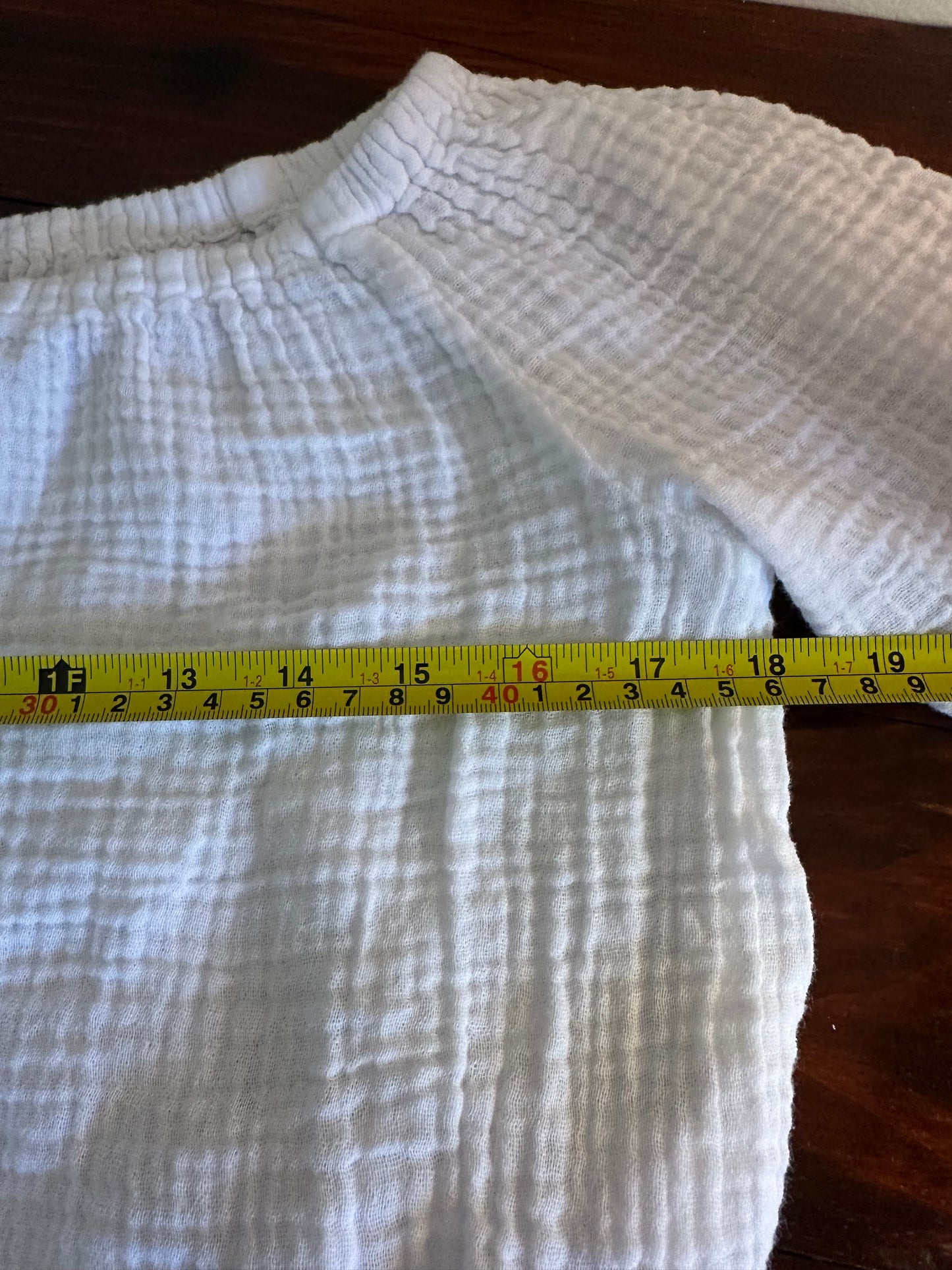 Michael Stars Isabel Convertible Gauze Top in White - Size XS