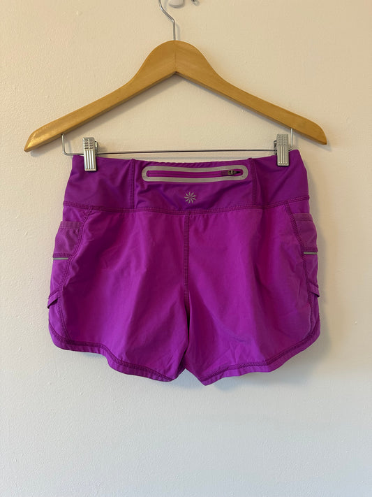 Athleta Magenta Running Shorts Size XS