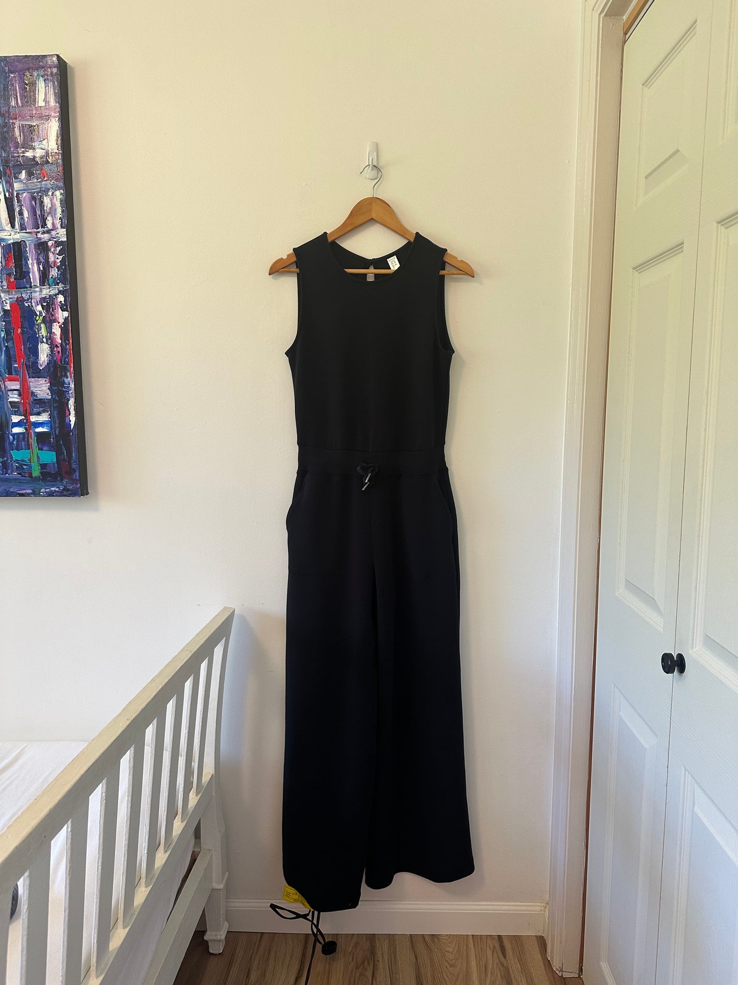 Spanx AirEssentials Jumpsuit in Very Black - Size Small