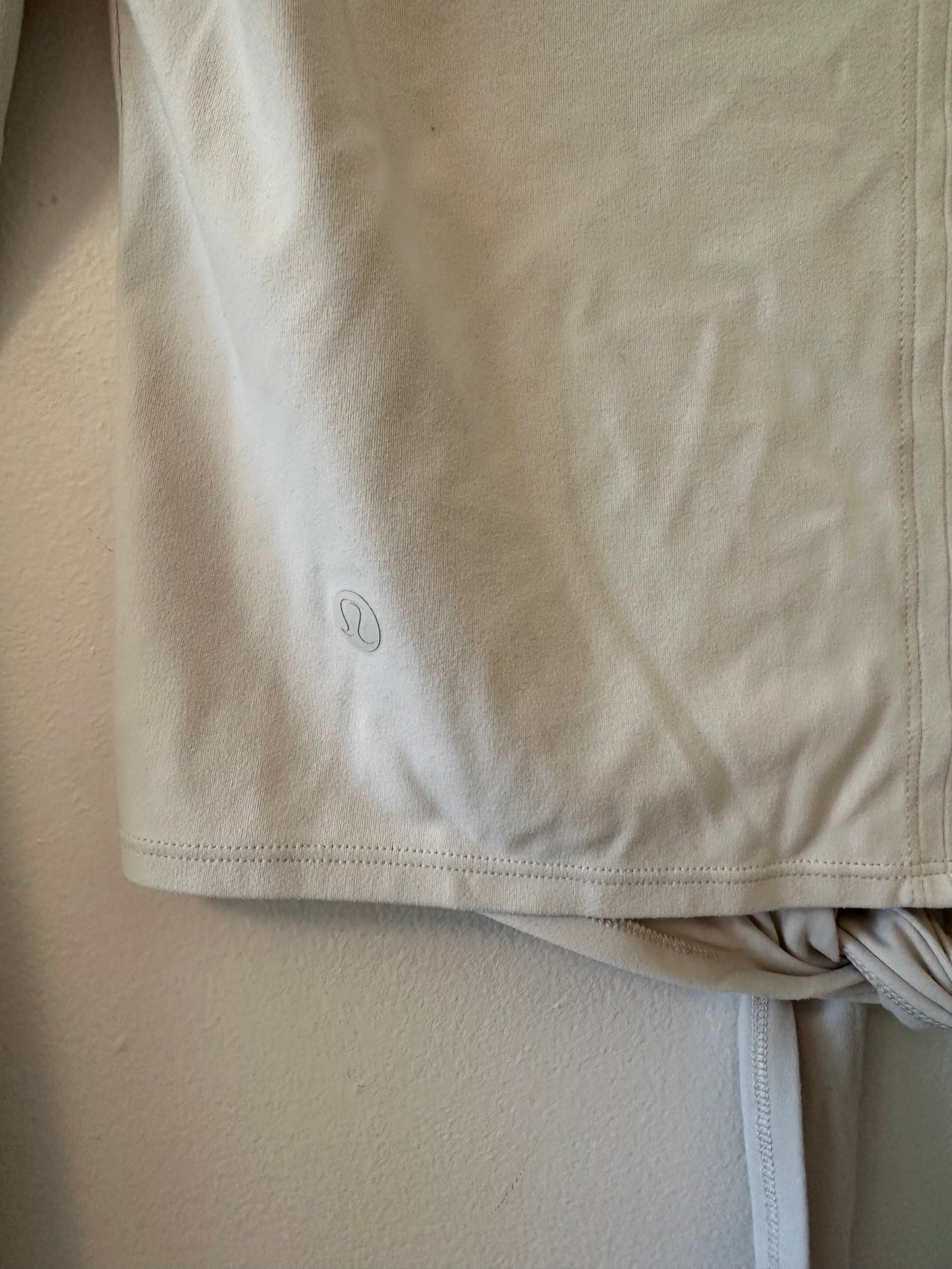 Lululemon Cream Wrap Tie-Front Women's Top