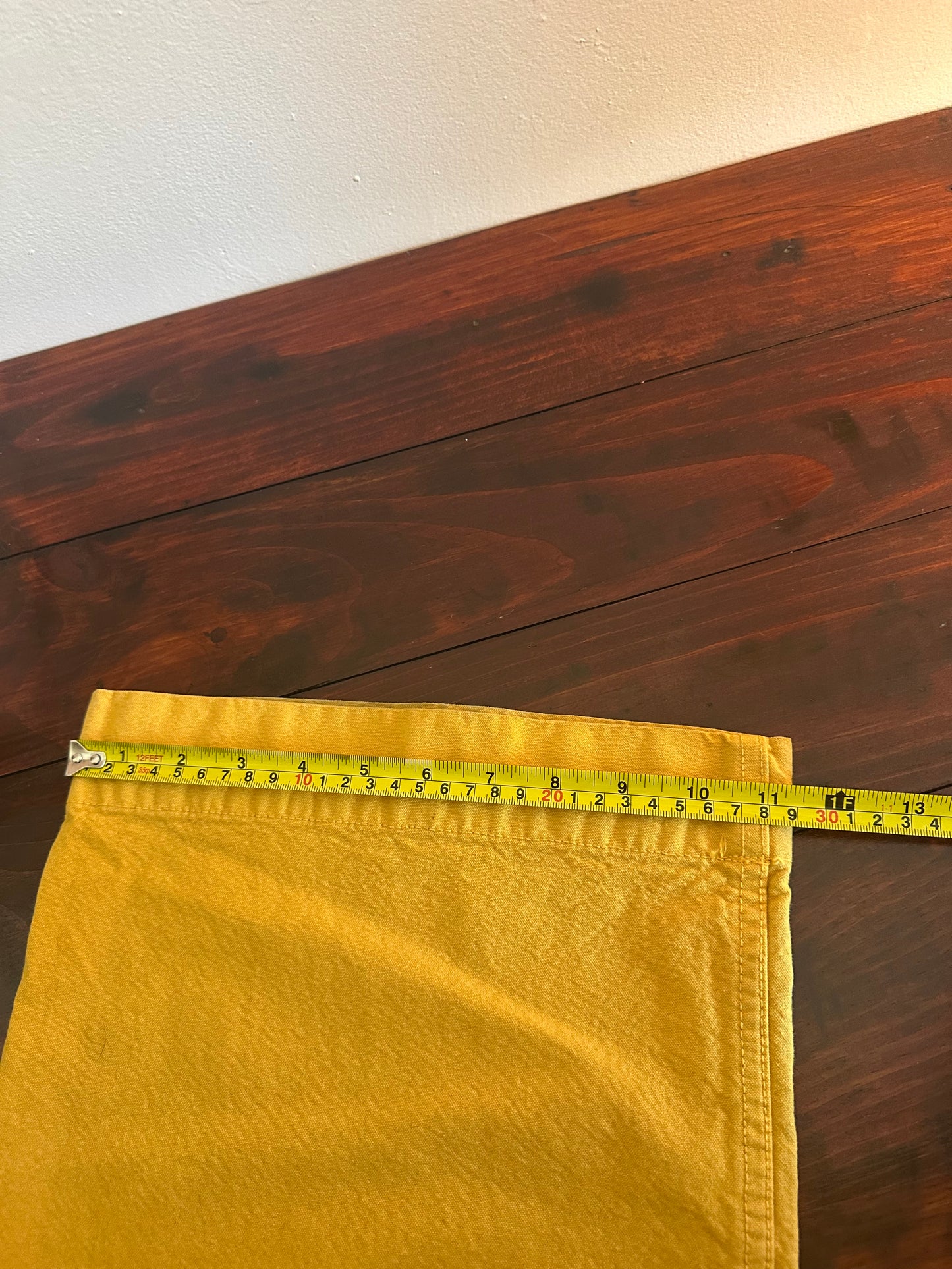 Jesse Kamm Mustard Yellow Wide-Leg Sailor Pants Size 8