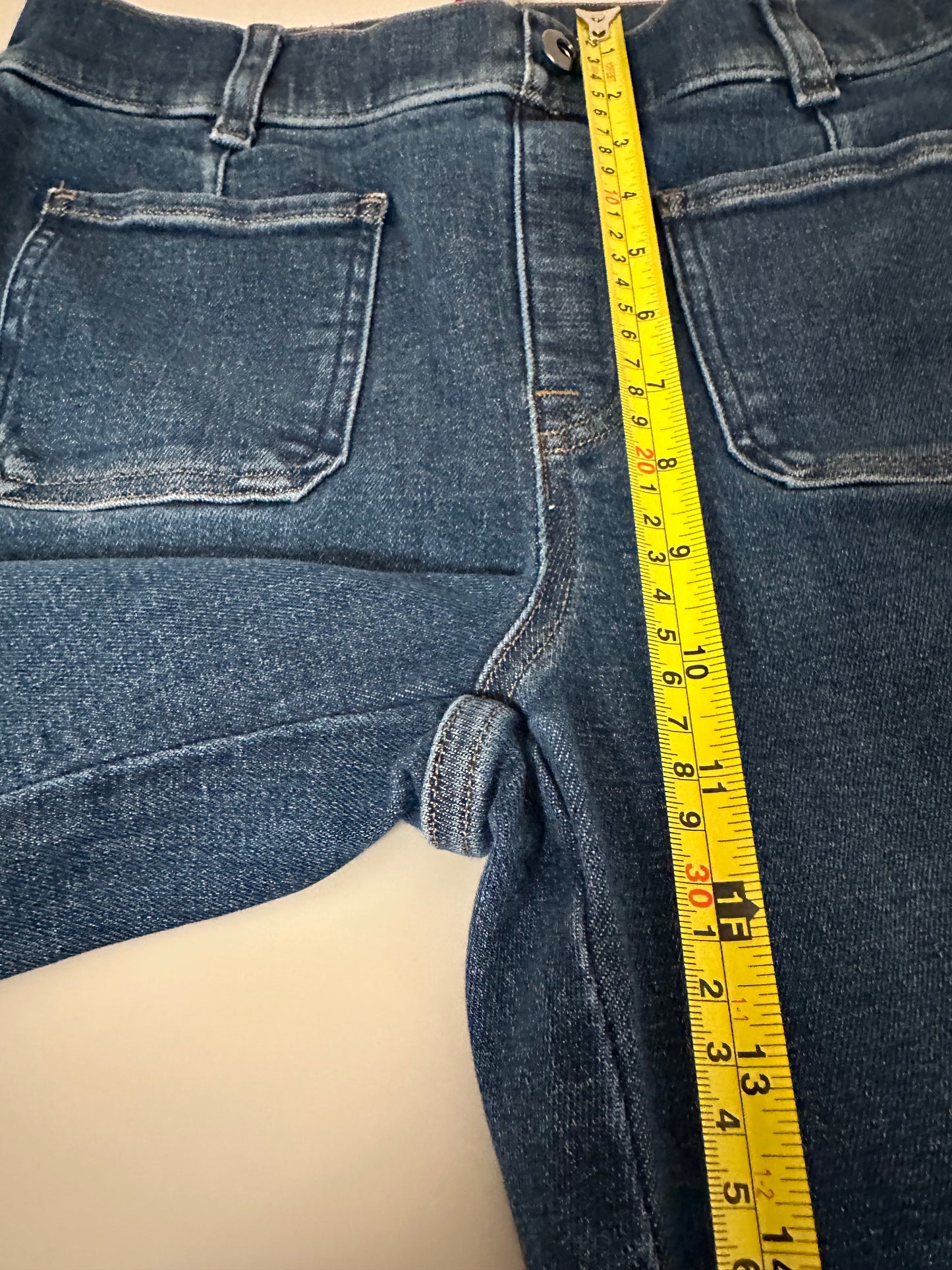 Spanx SPANXshape™ Original EveryWear Flare Jeans with Patch Pockets | Size Medium