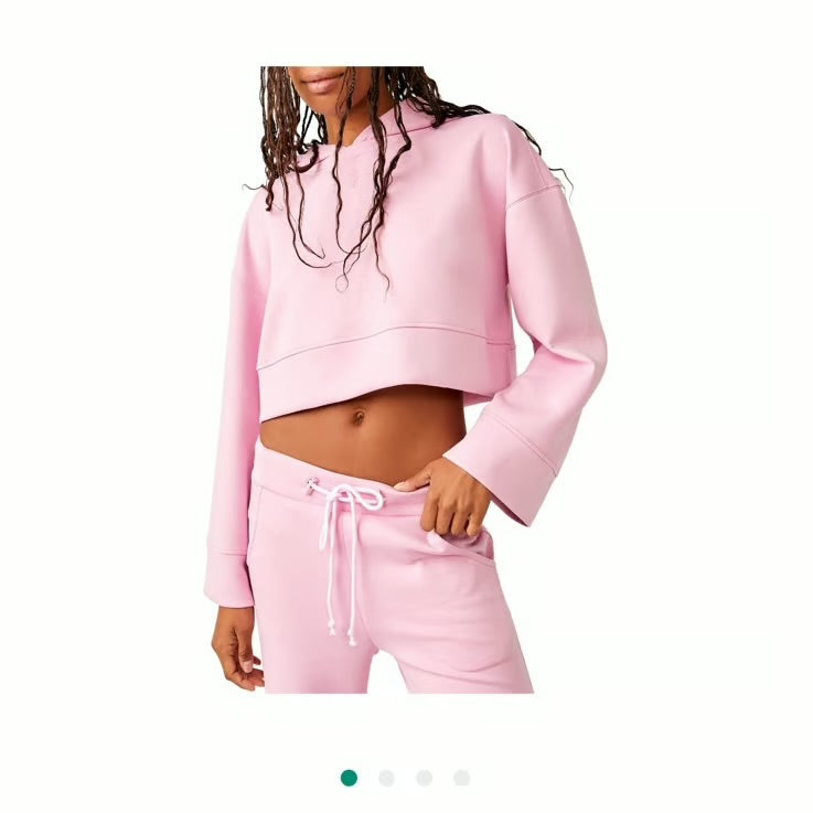 FP Movement by Free People Playing Games Hoodie in Pink - Size Large