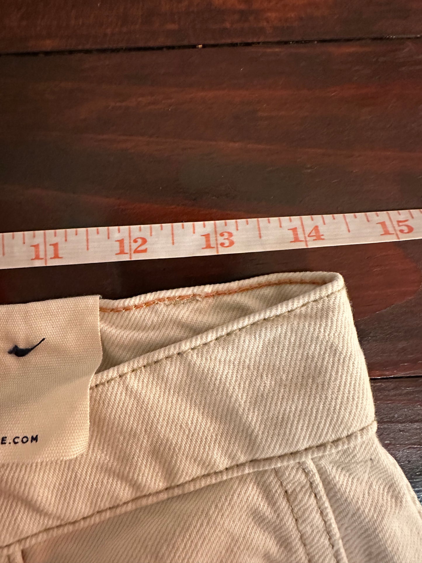 NWT We The Free Good Luck Mid Rise Barrel Jeans in Milk Size 27 Short