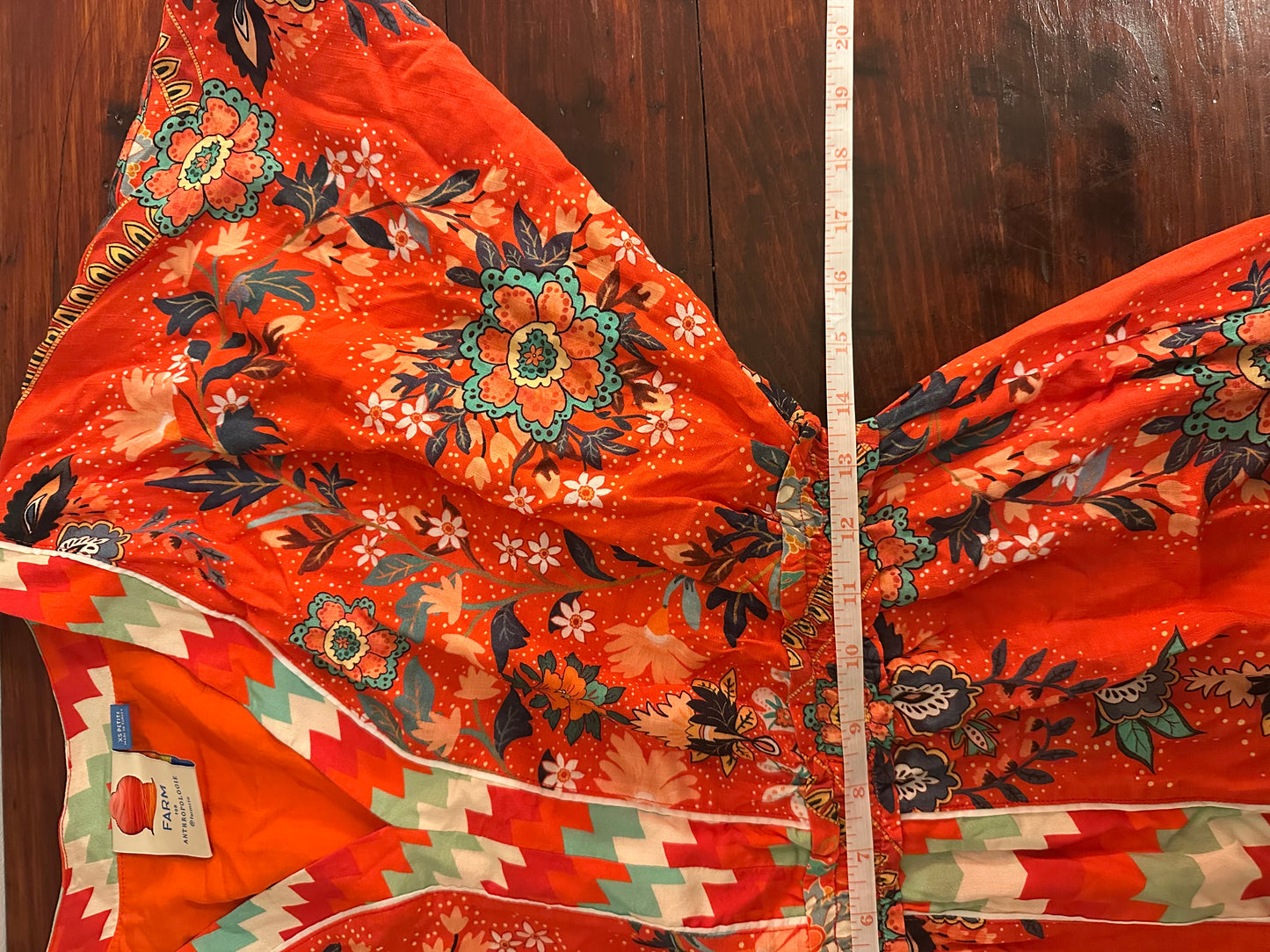 Farm Rio for Anthropologie Jane Mini Dress Size XS Petite