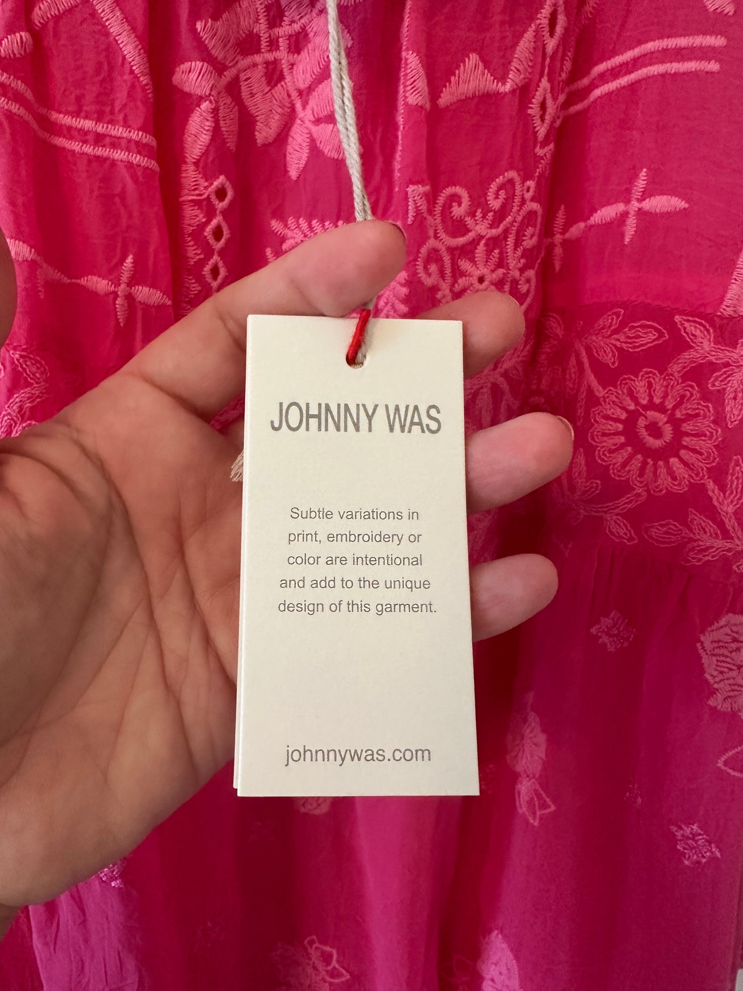 NWT Johnny Was Odette Blouse in Raspberry Sorbet - Size Large