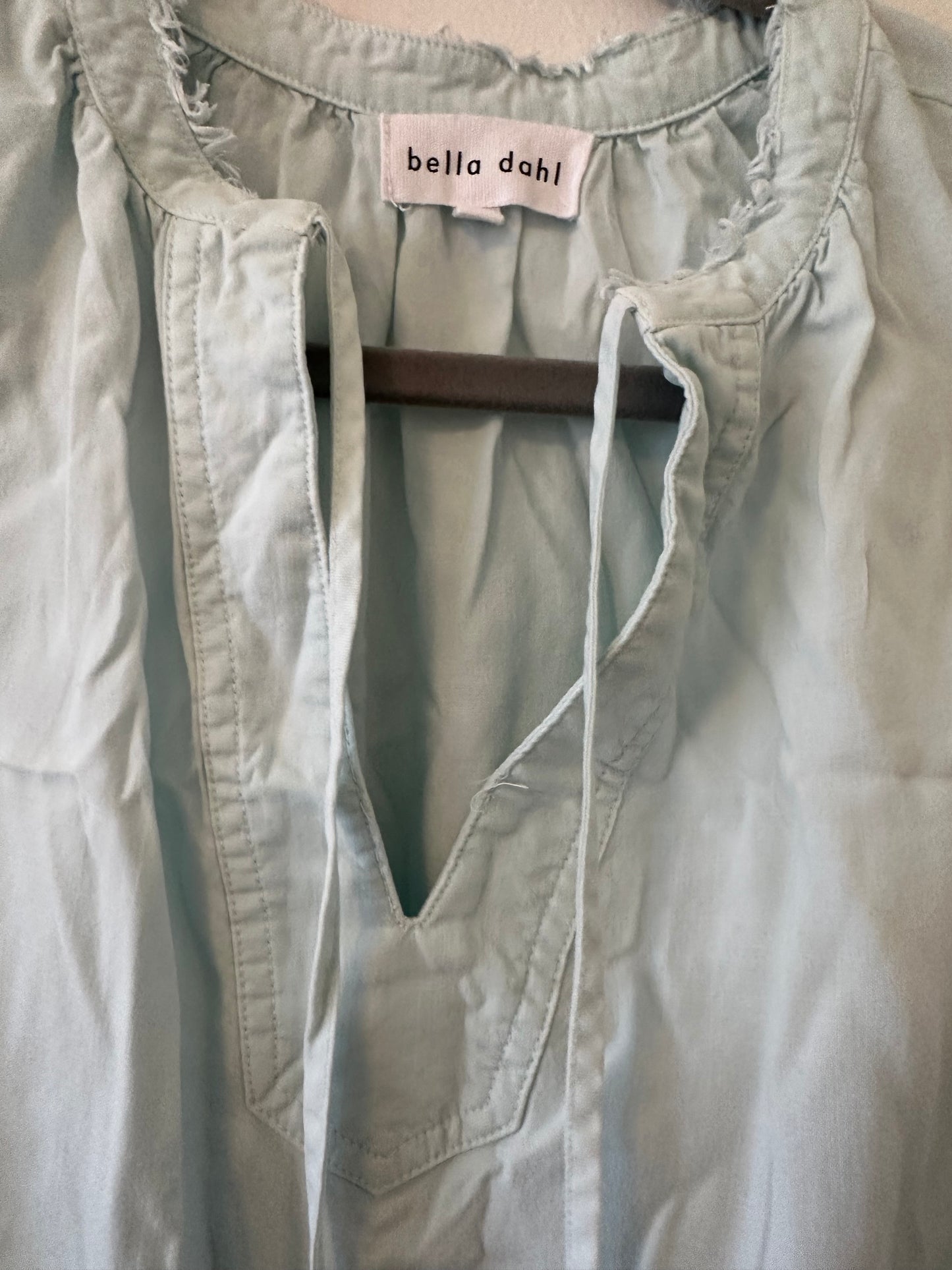Bella Dahl Sleeveless Fray Edge Pullover Size XS