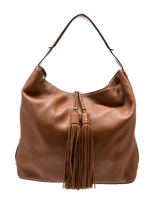 Rebecca Minkoff Isobel Hobo Bag in Almond Brown Leather